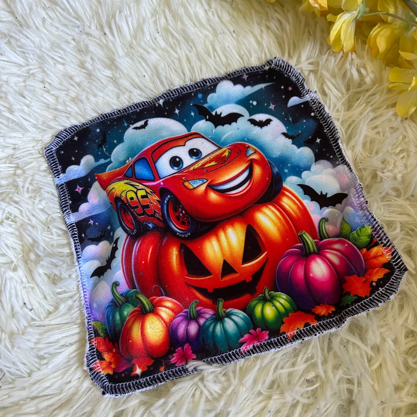 Débarbouillette personnage Halloween