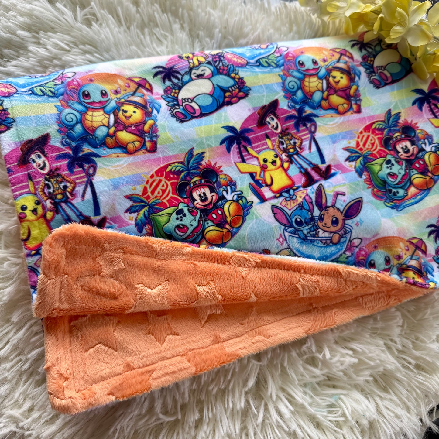 Doudou 30x40 personnage exclusif
