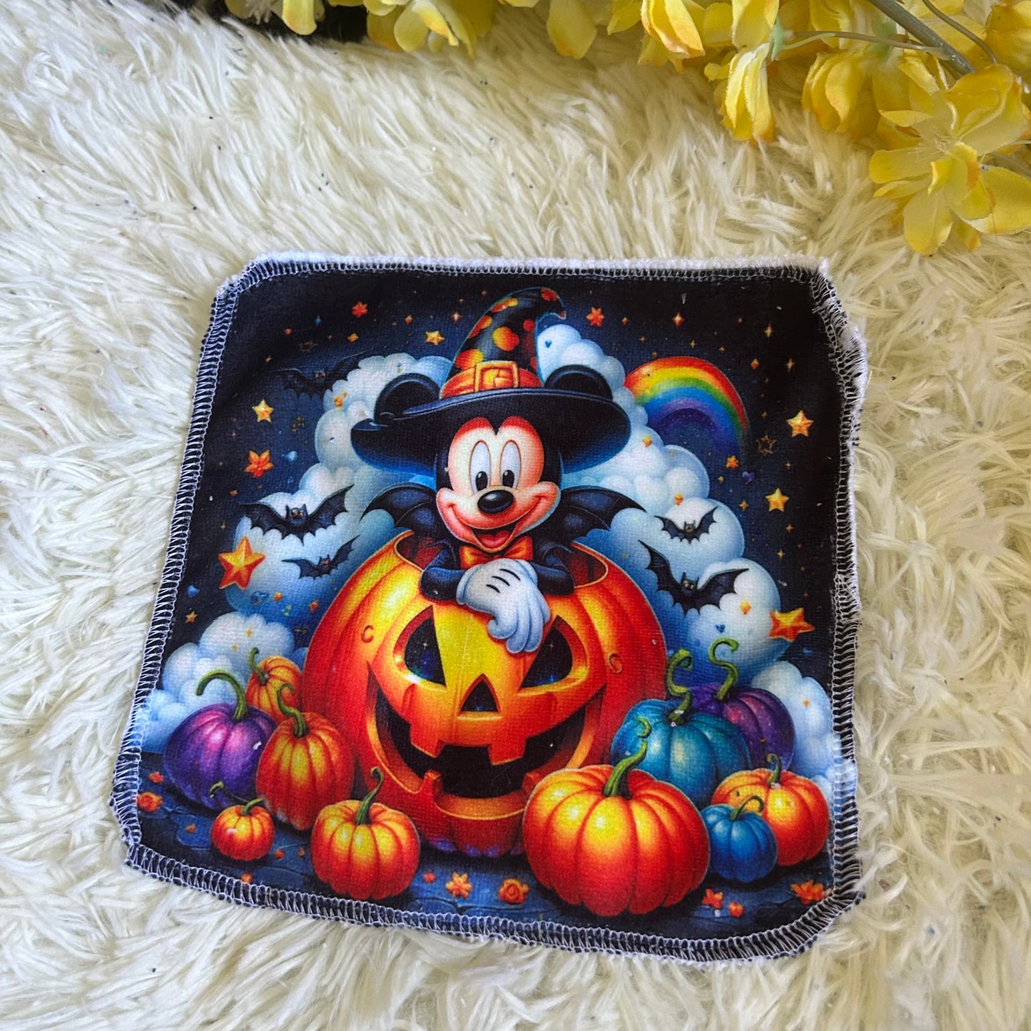 Débarbouillette personnage Halloween