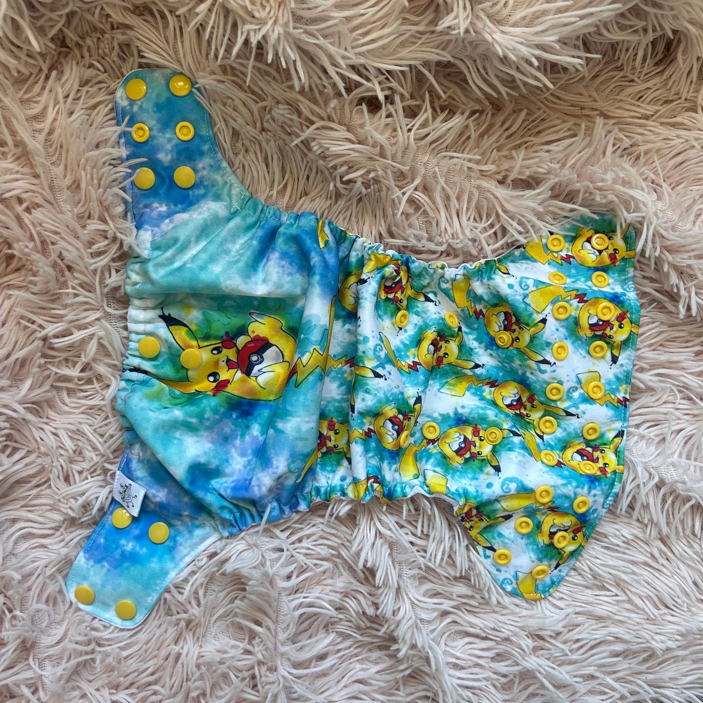 Couche lavable personnage