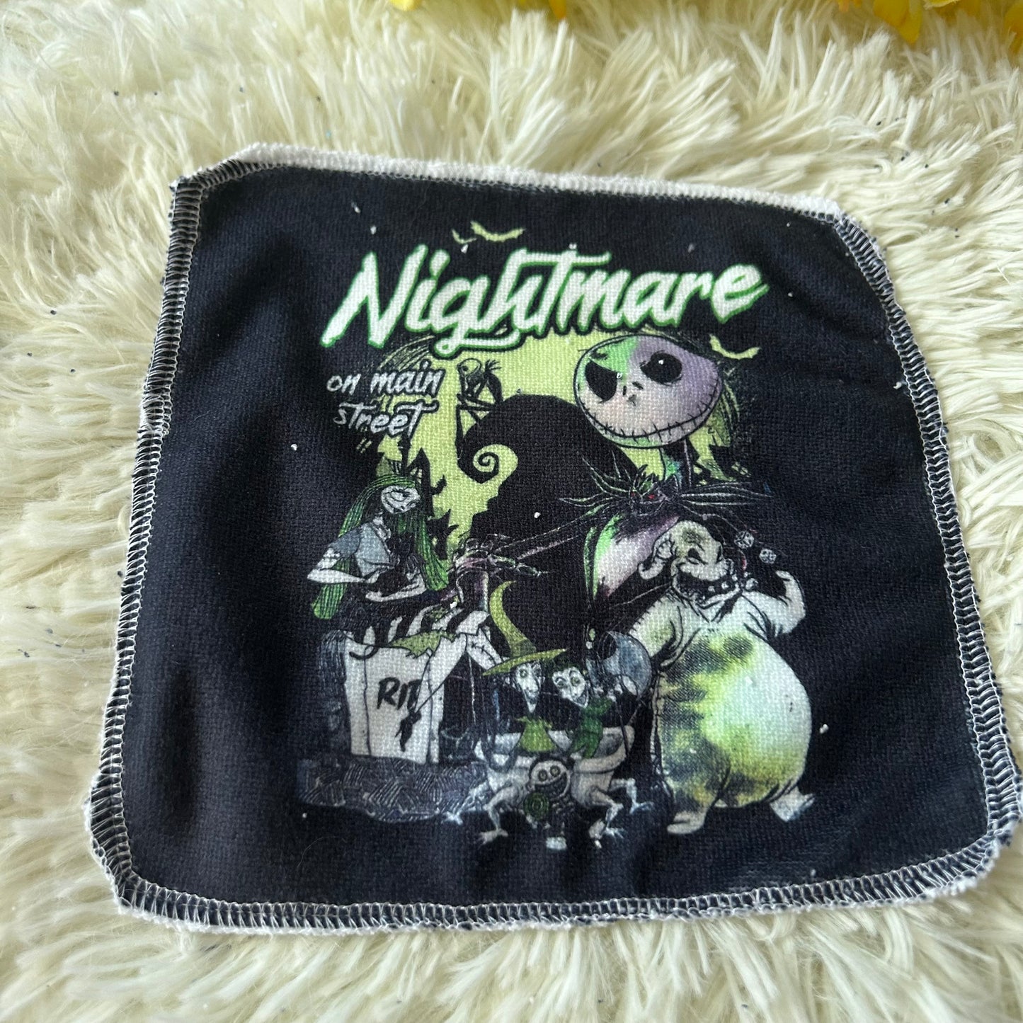 Débarbouillette personnage Halloween noel