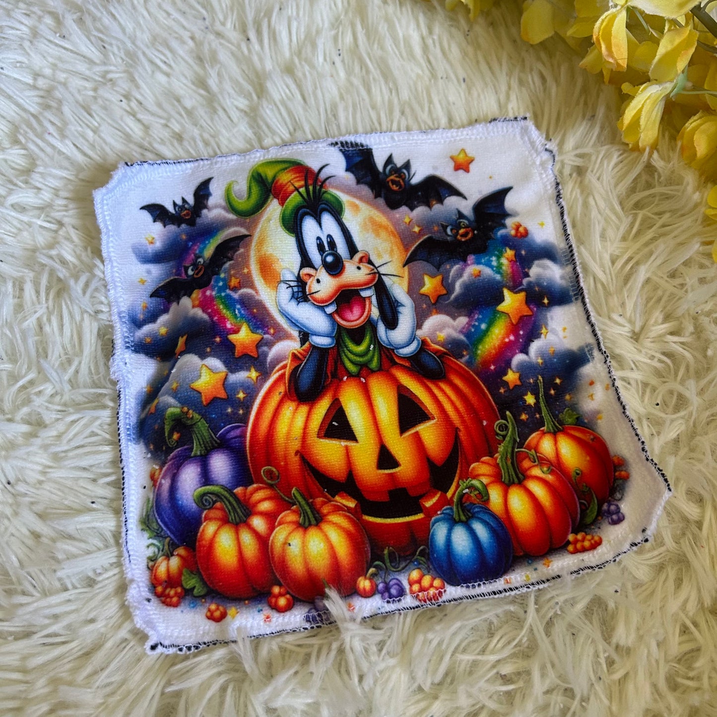Débarbouillette personnage Halloween