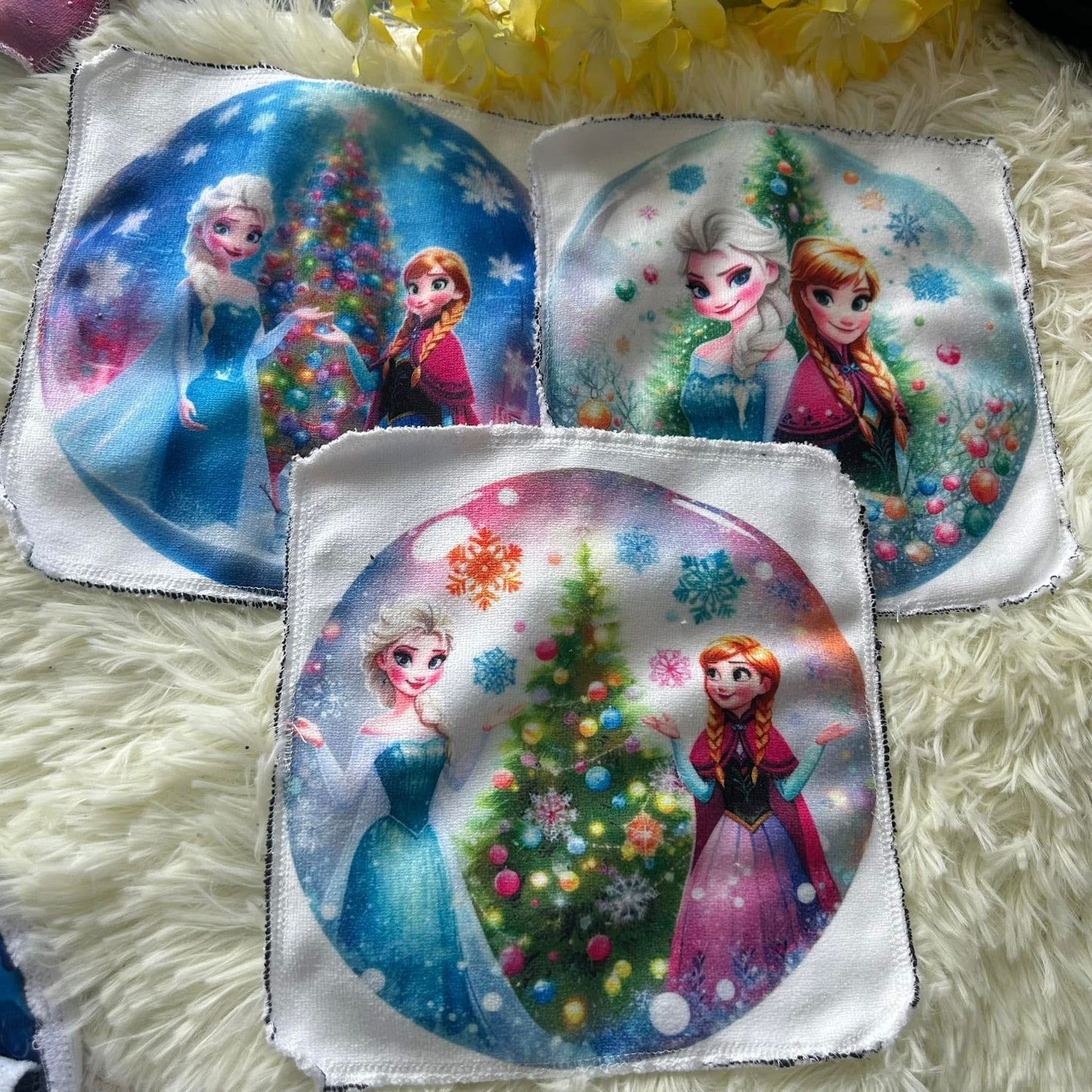 Débarbouillette princesse Noel