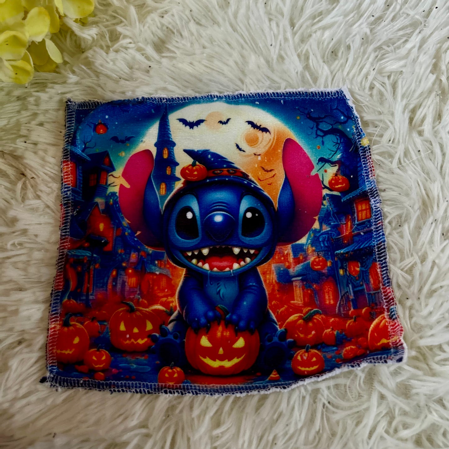Débarbouillette personnage Halloween