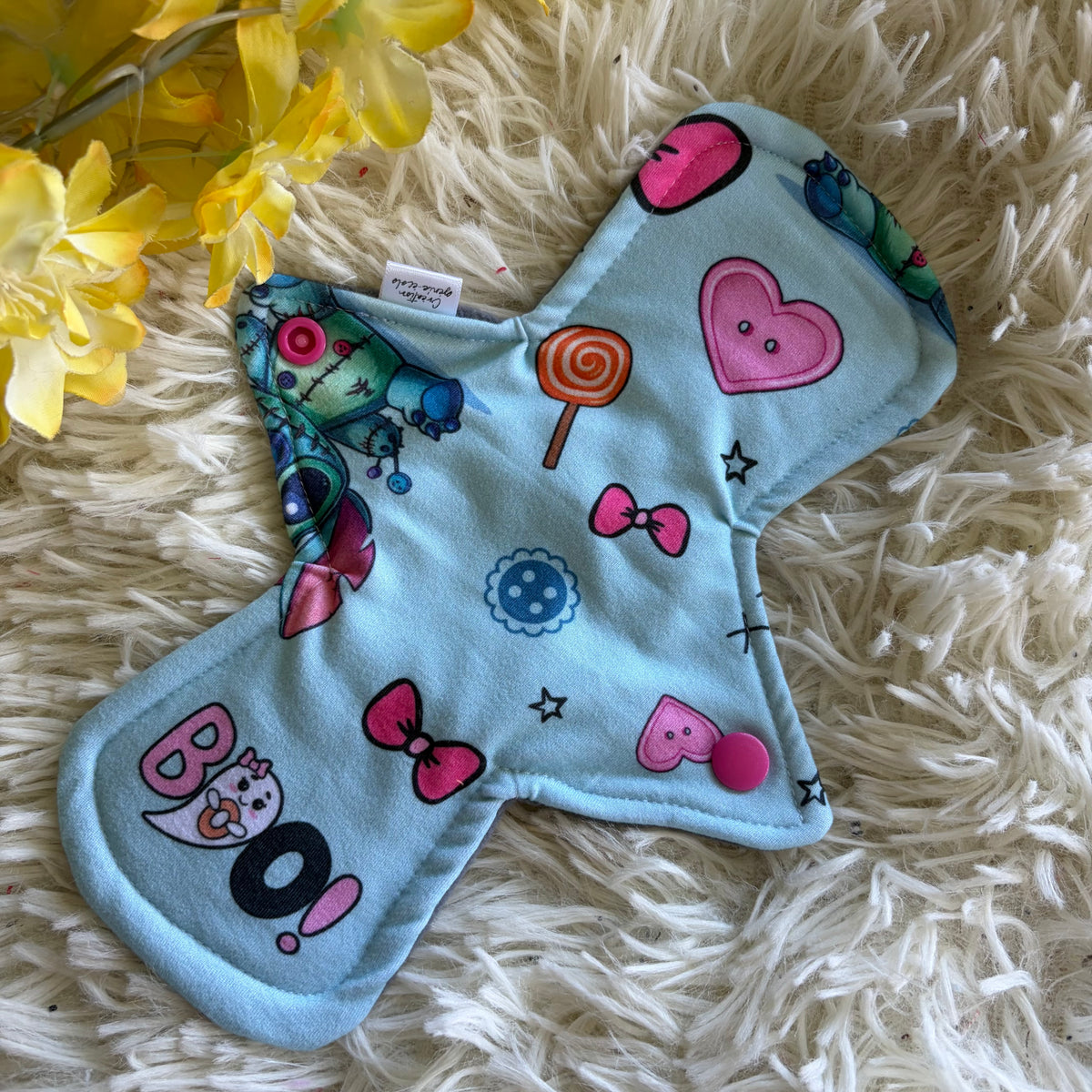 Serviette hygiénique 9” modéré Halloween