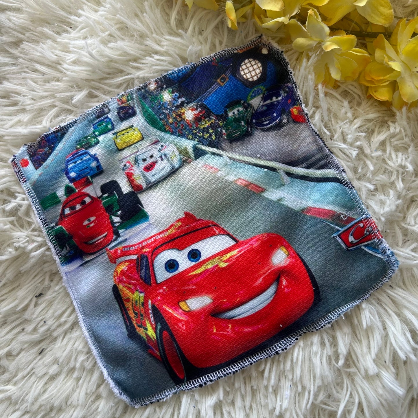 Débarbouillette personnage auto