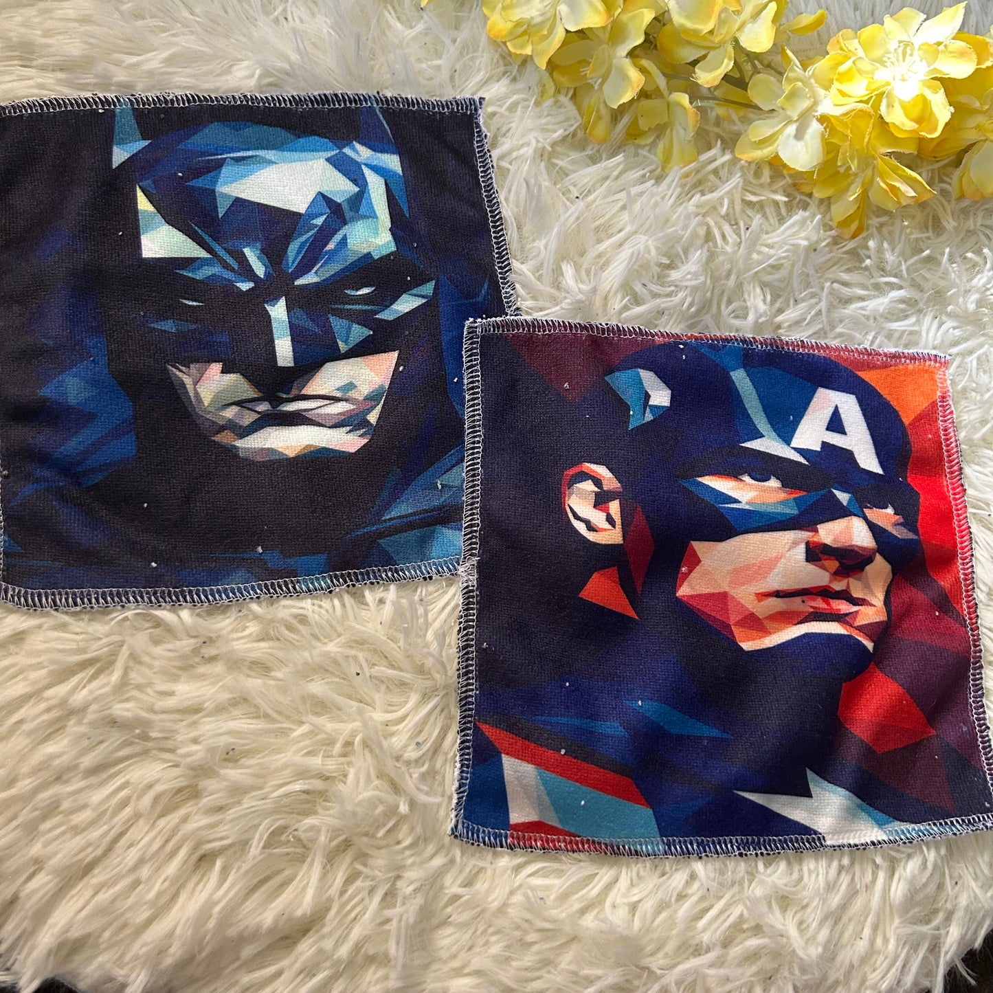 Débarbouillette personnage super heros