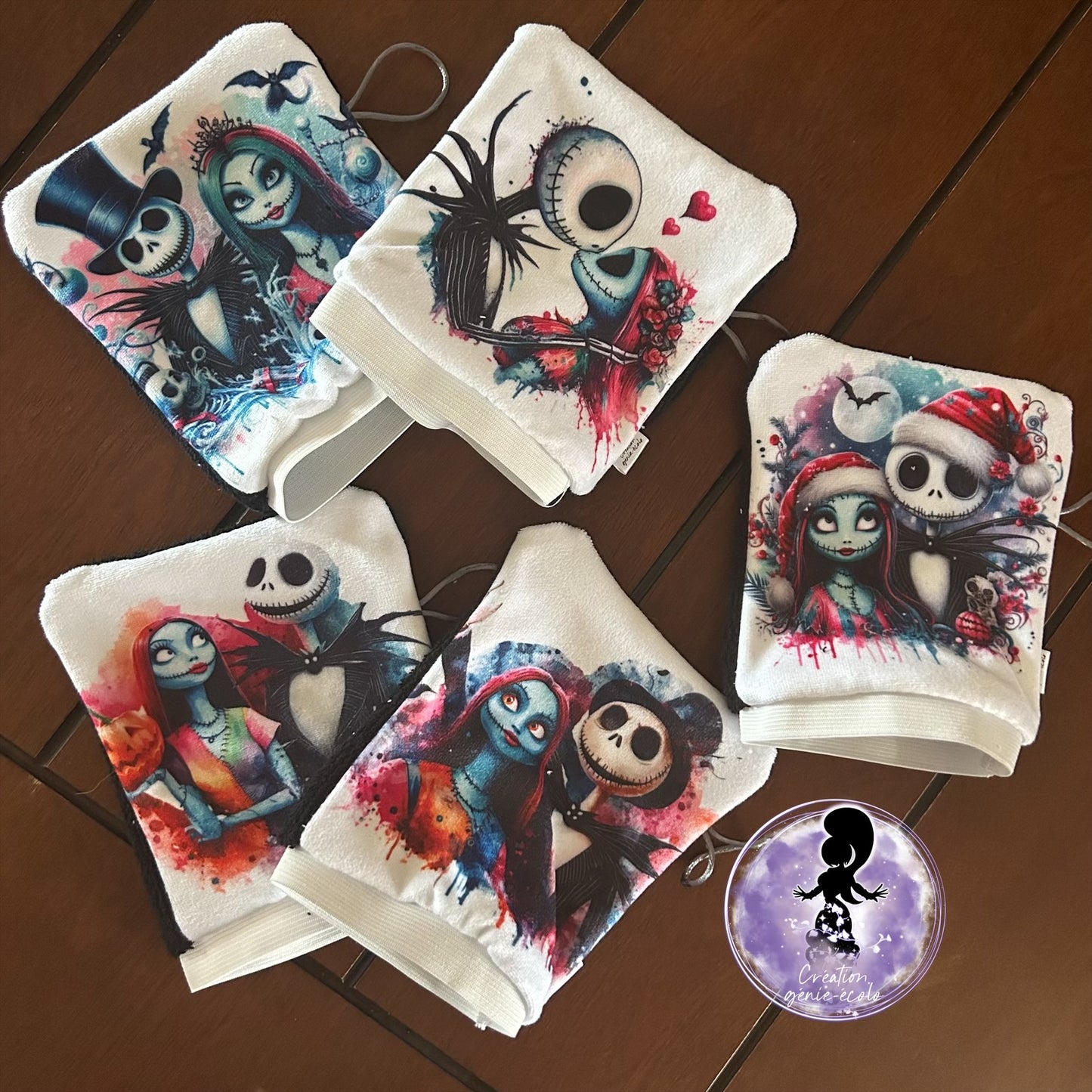 Mitaine de bain jack halloween Noel