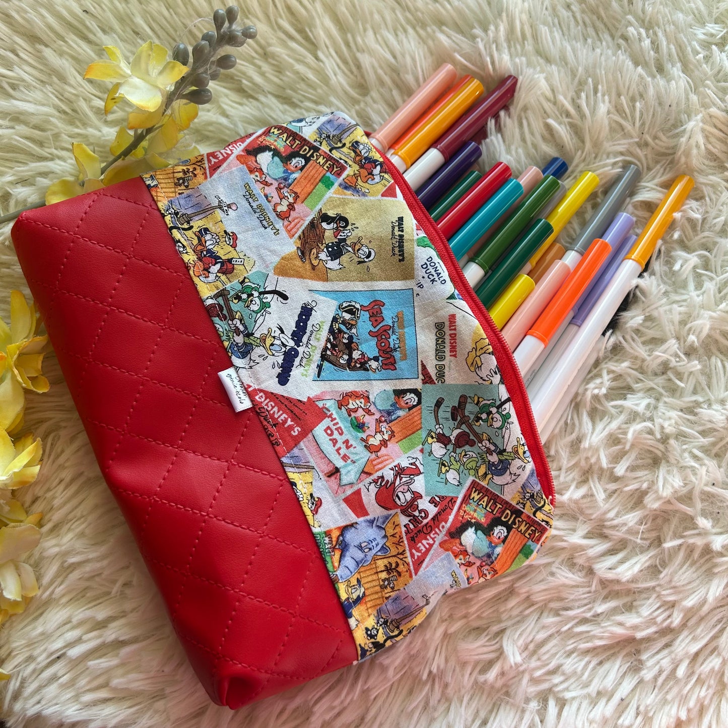 Trousse de crayon / maquillage canard