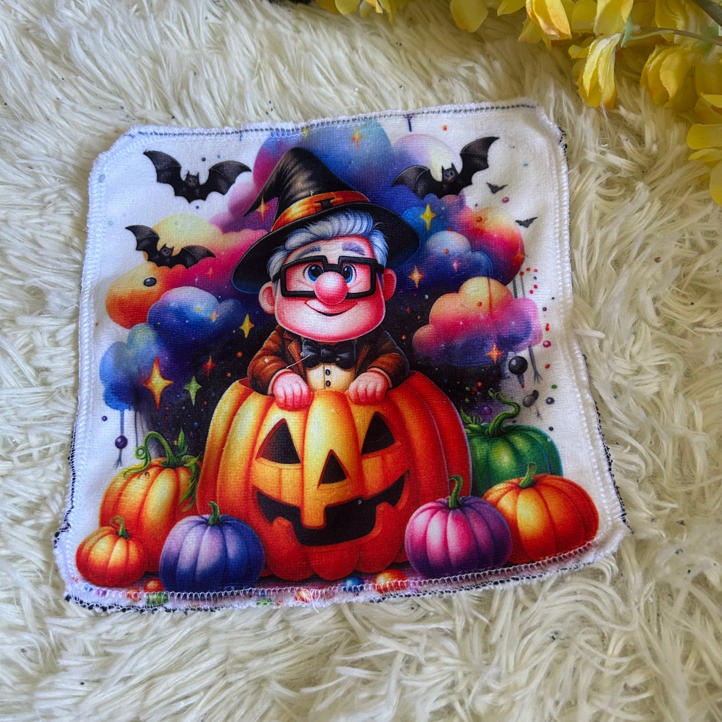 Débarbouillette personnage Halloween