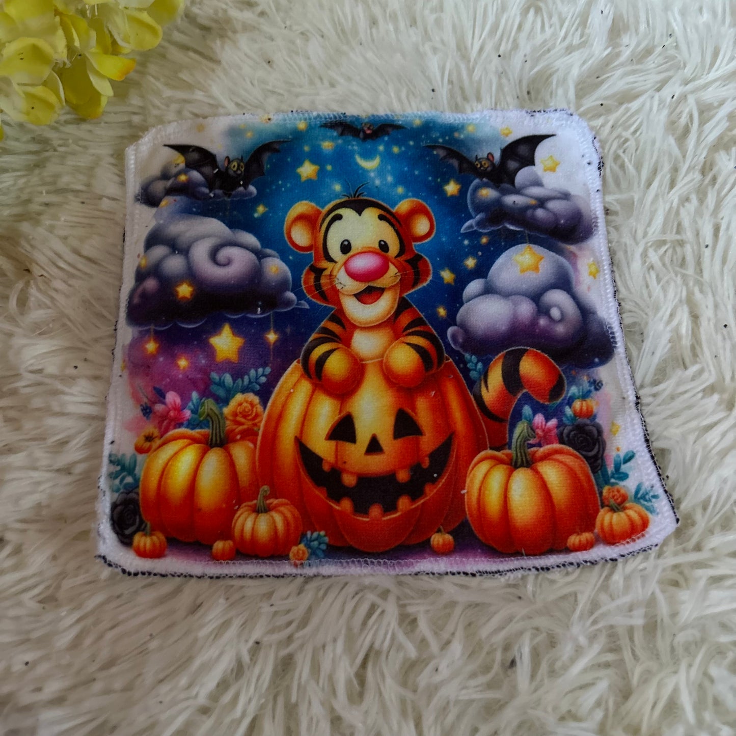 Débarbouillette personnage Halloween