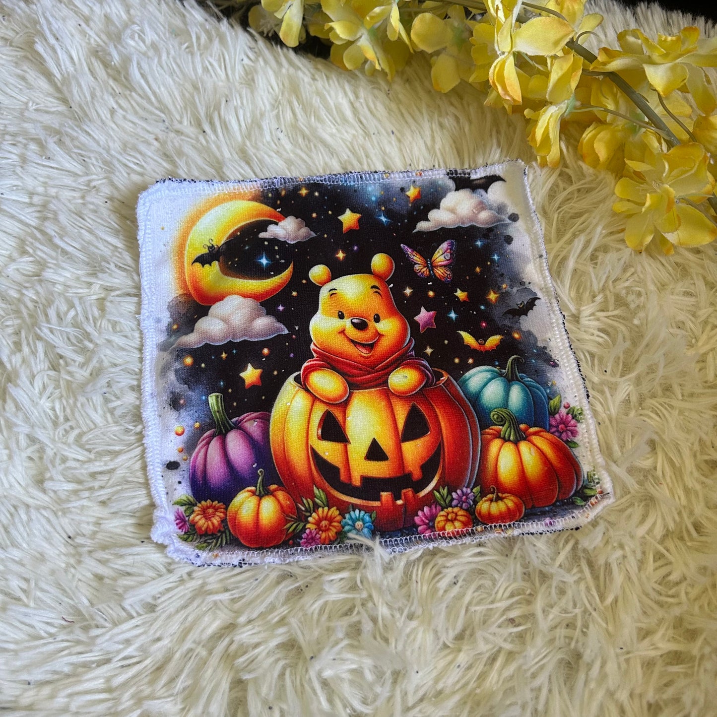 Débarbouillette personnage Halloween