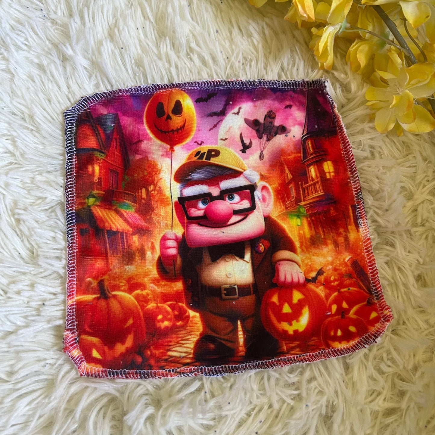 Débarbouillette personnage Halloween