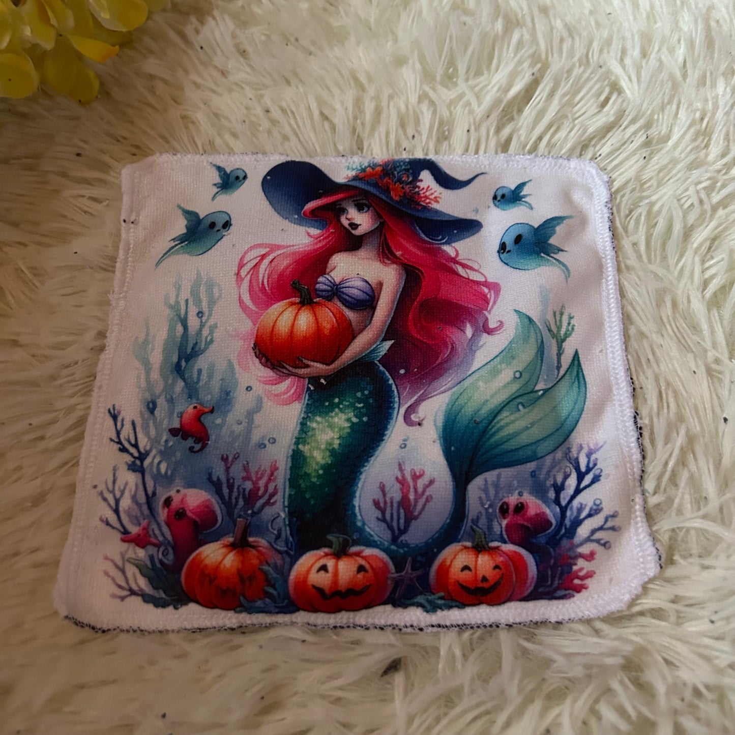 Débarbouillette personnage Halloween