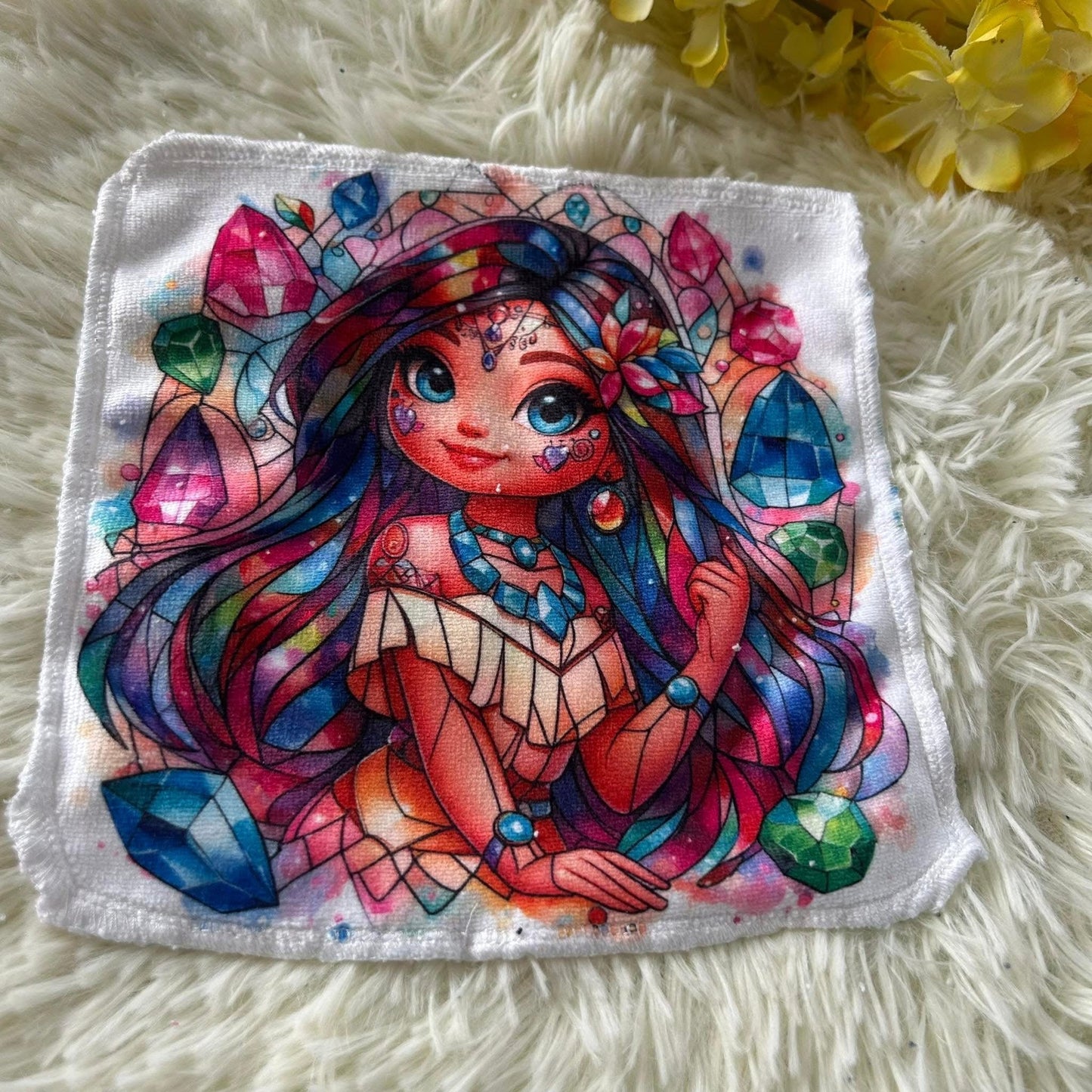 Débarbouillette princesse