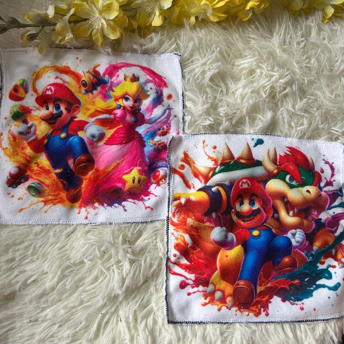 Débarbouillette personnage jeux