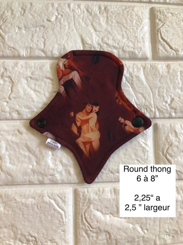 Serviette hygiénique lavable monstre dbp