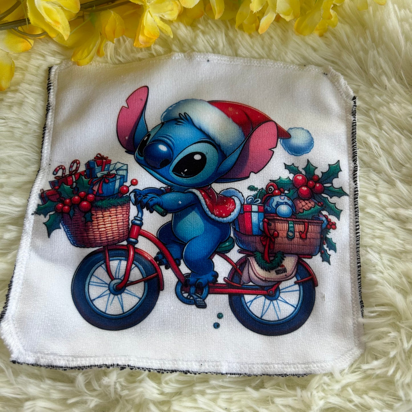 Debarbouillette extraterrestre bleu Noel