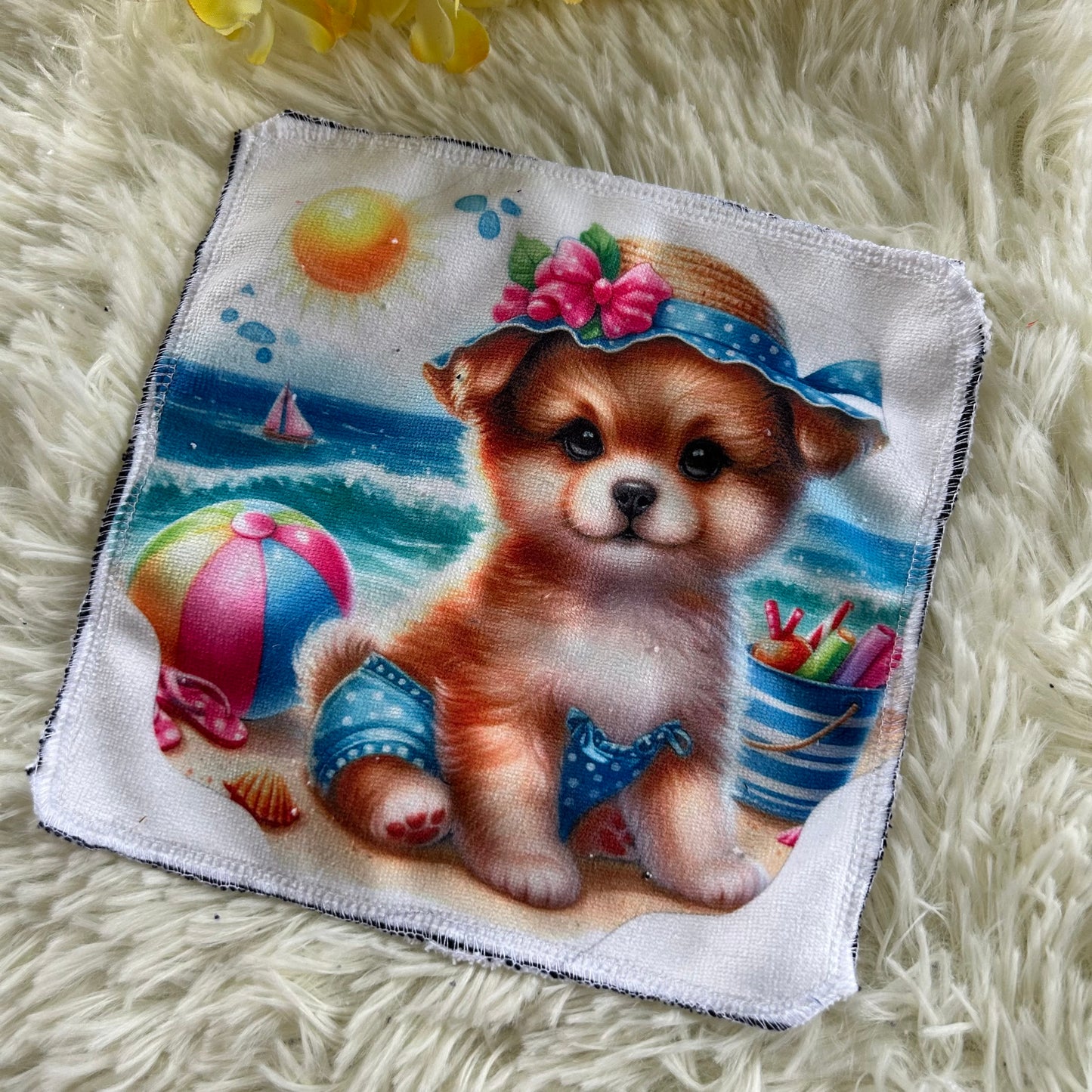 Débarbouillette chien