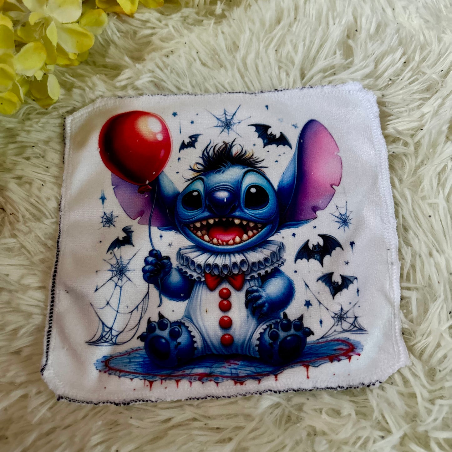 Débarbouillette personnage Halloween