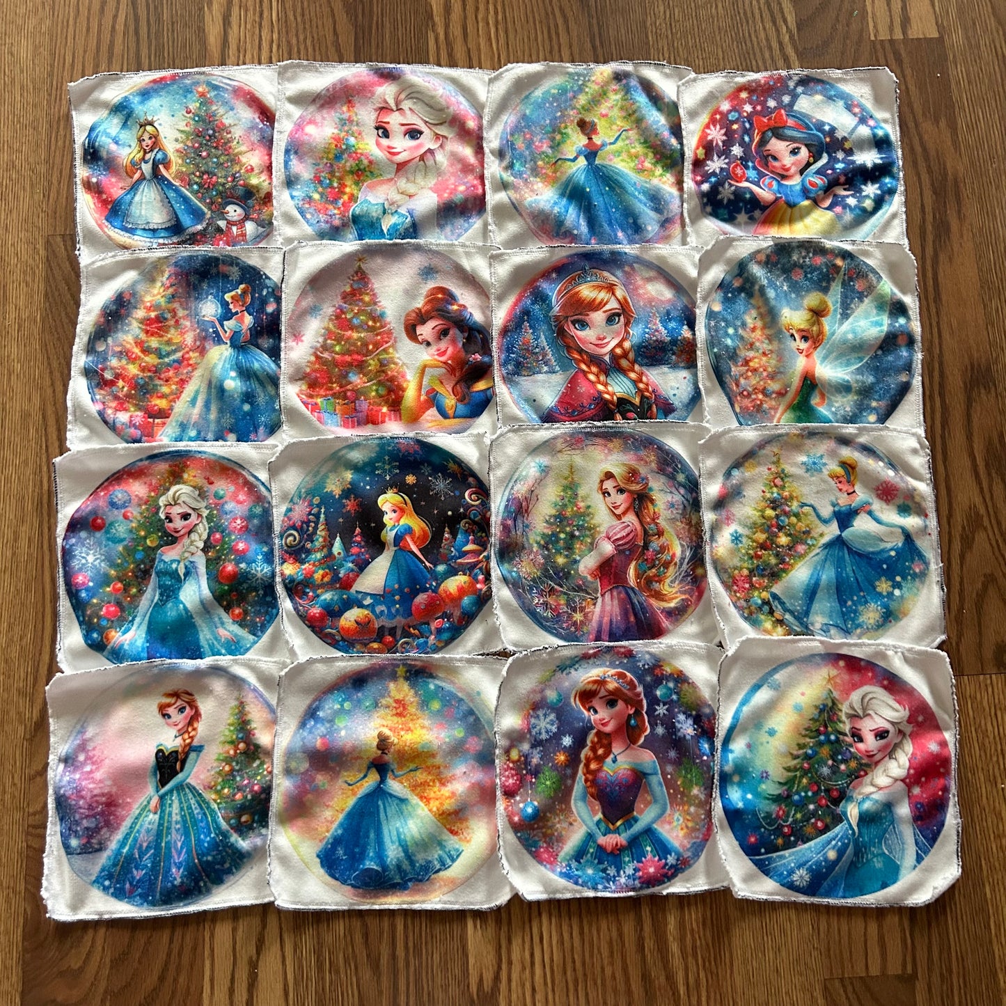 Débarbouillette princesse noel