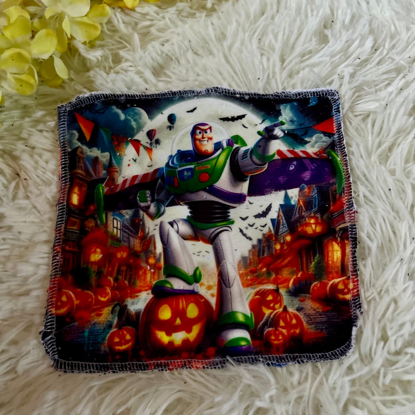 Débarbouillette personnage Halloween