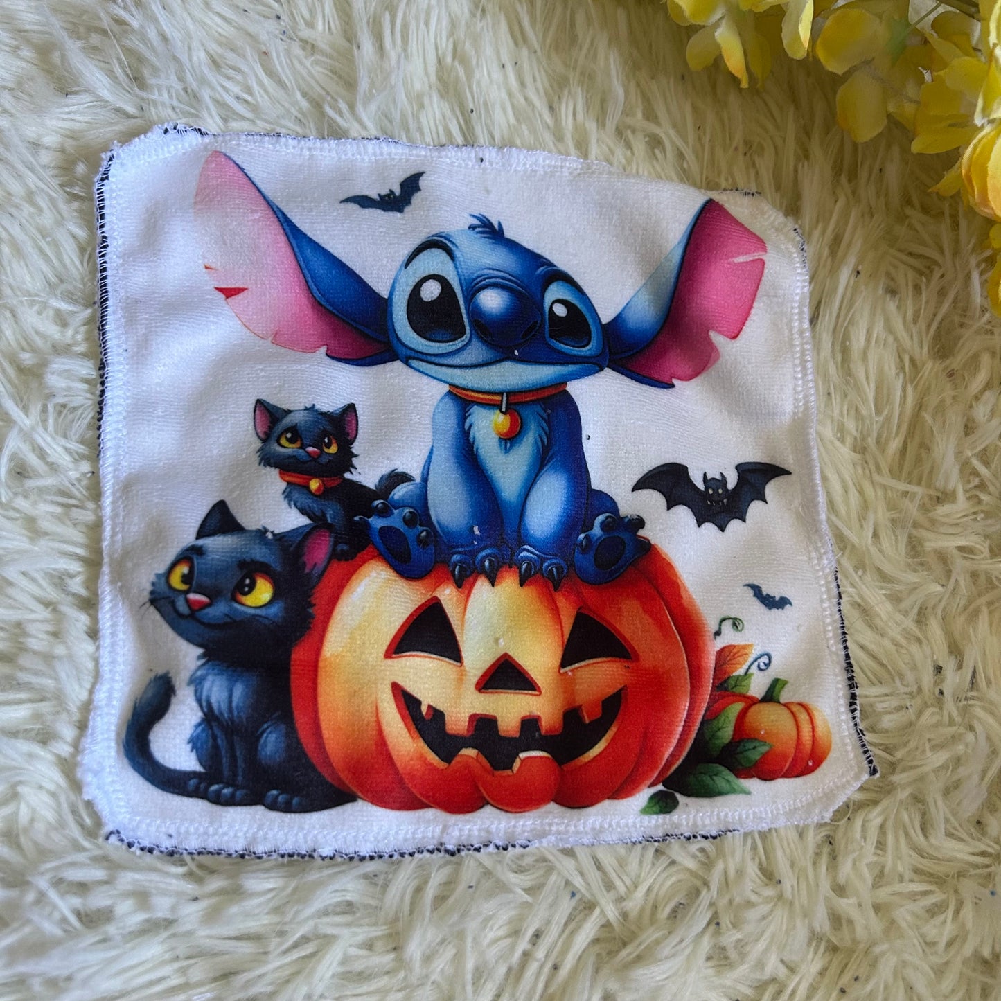 Débarbouillette personnage Halloween