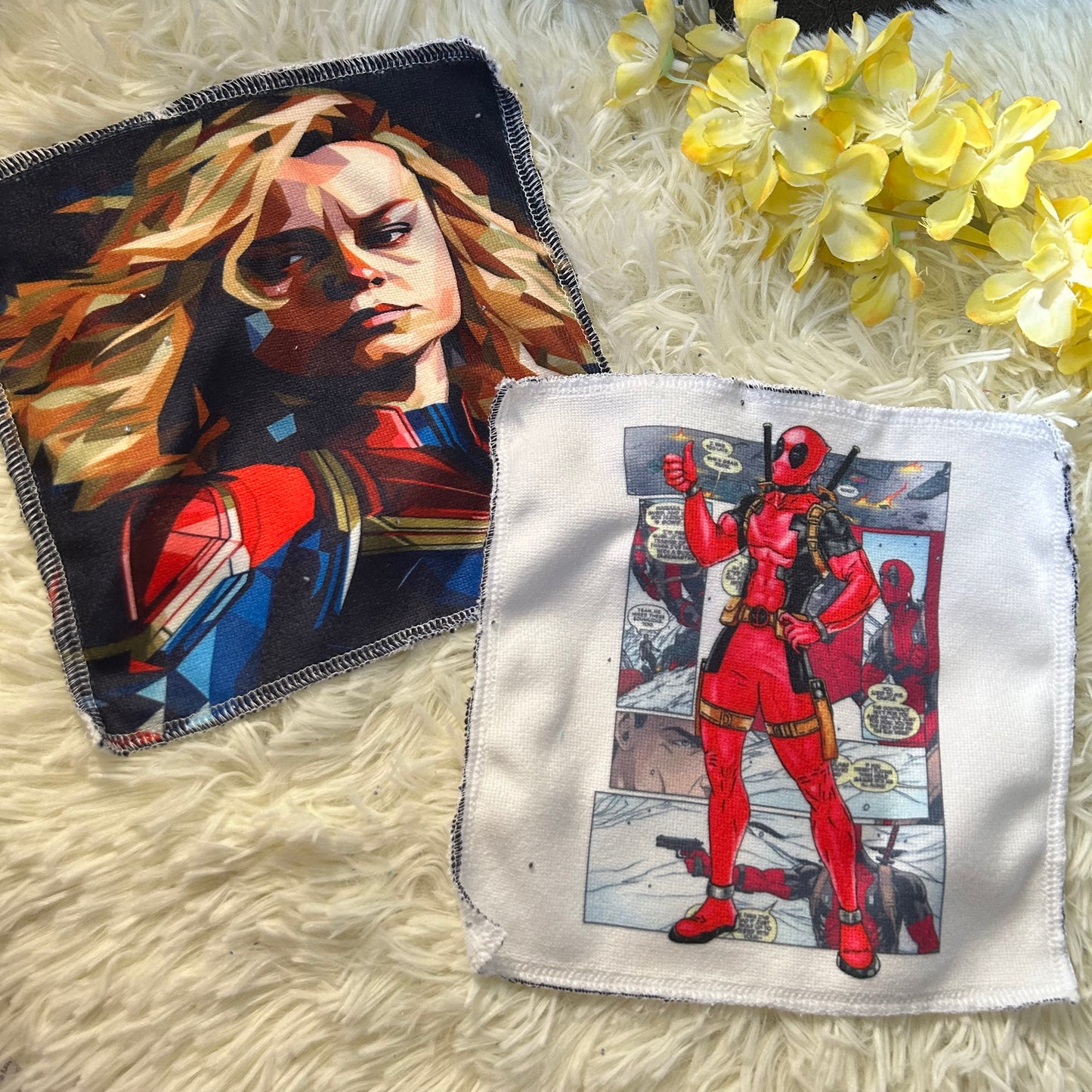 Débarbouillette personnage super heros