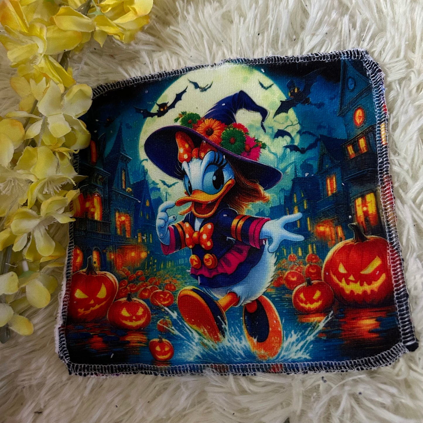 Débarbouillette personnage Halloween