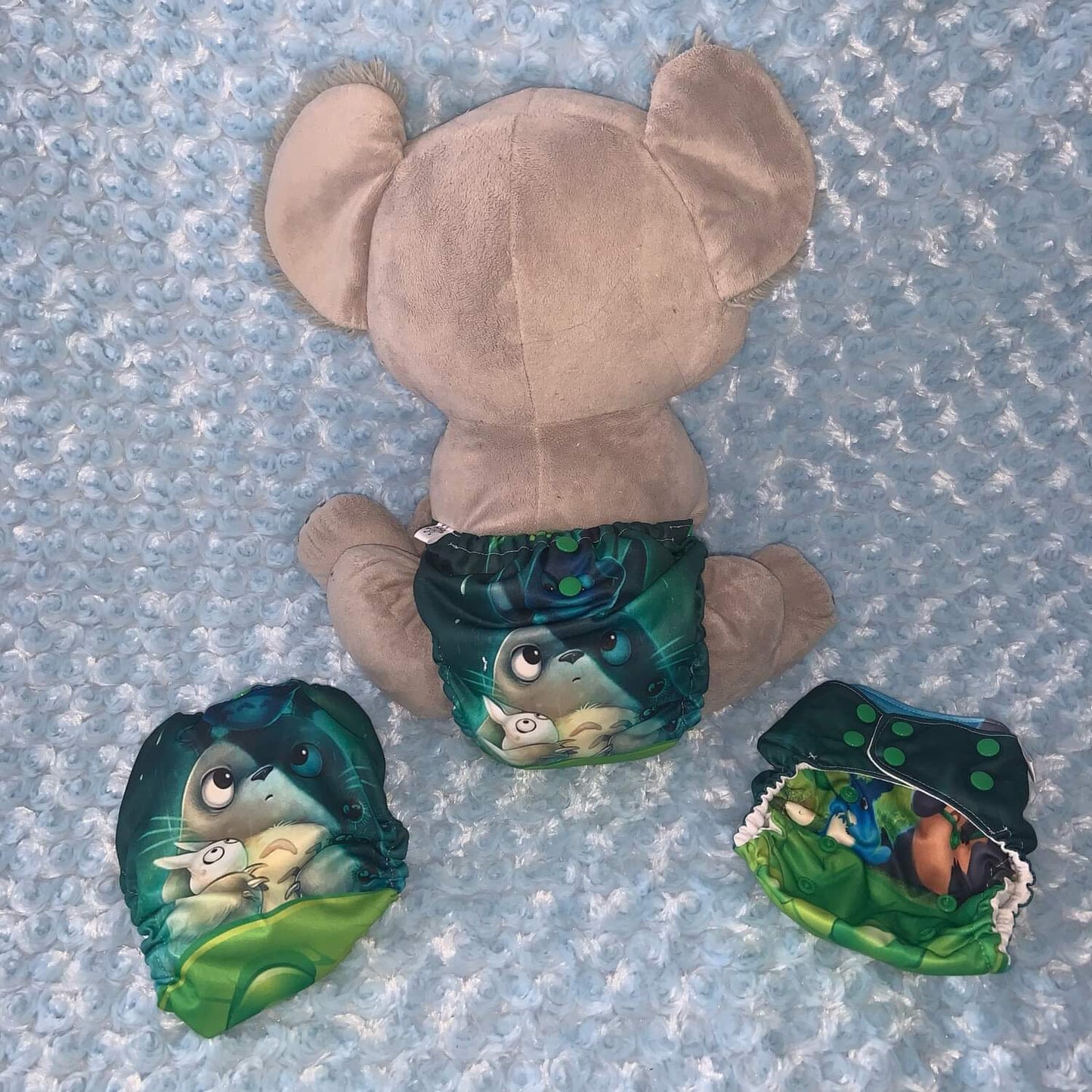 Couche lavable personnage