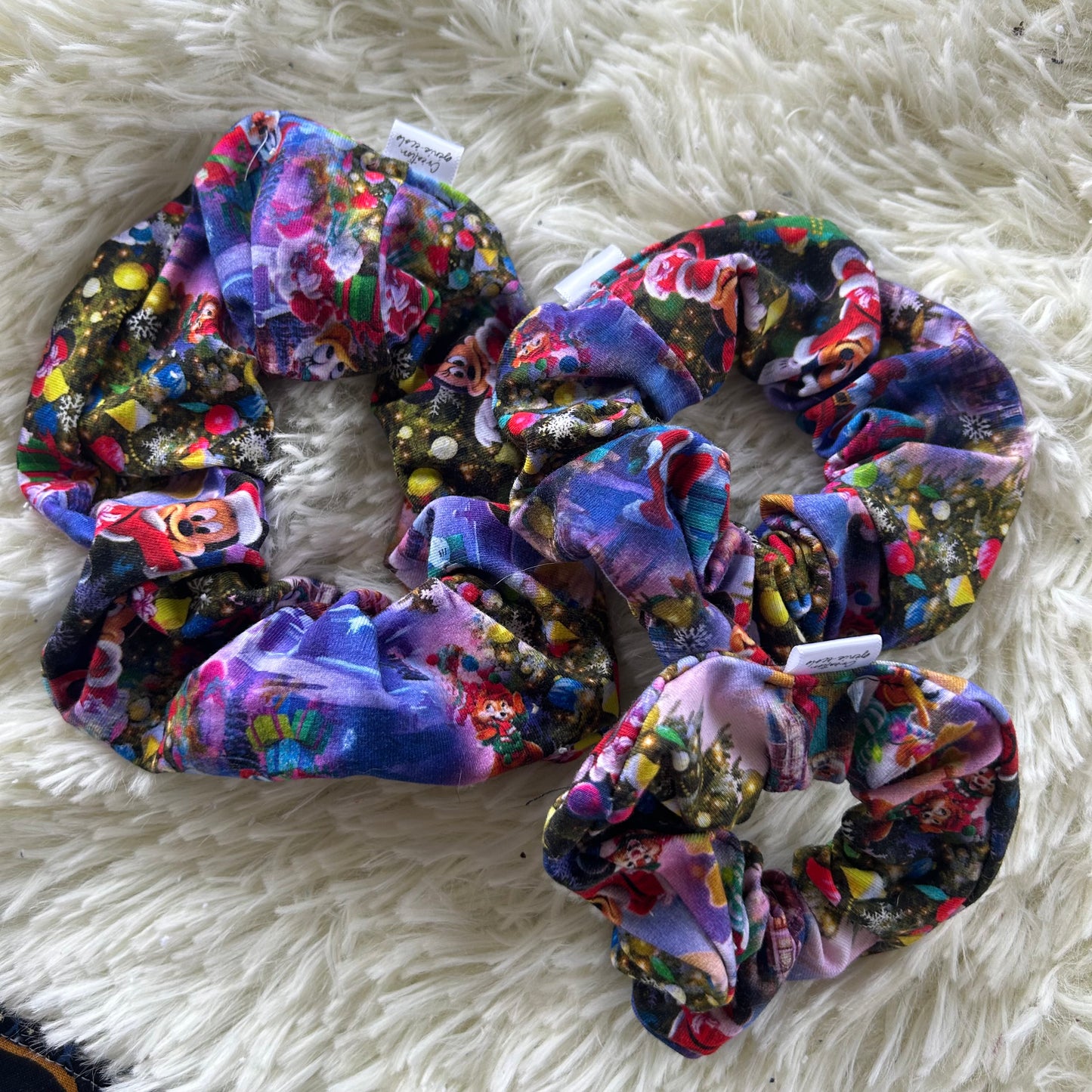 chouchou noel extraterestre bleu