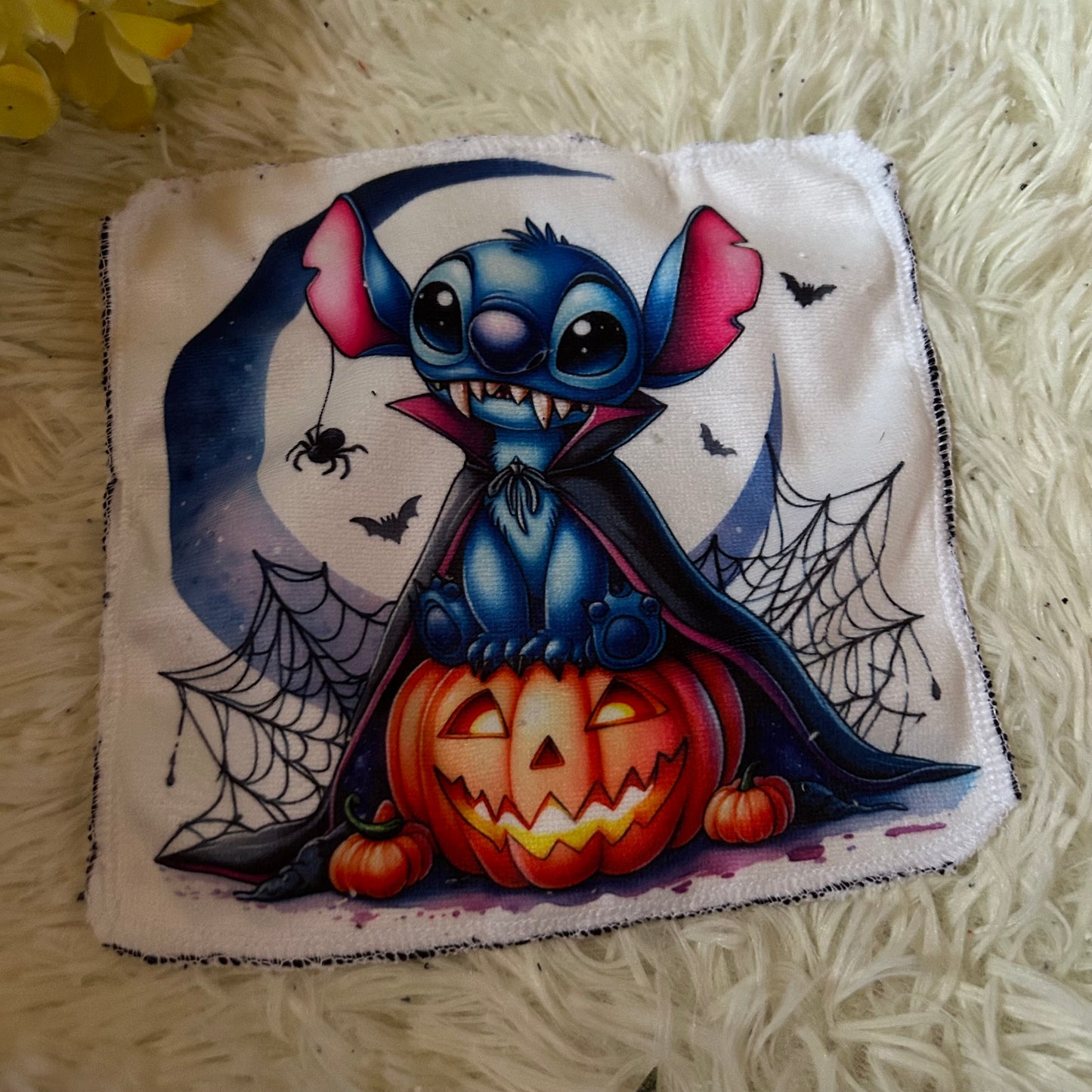 Débarbouillette personnage Halloween