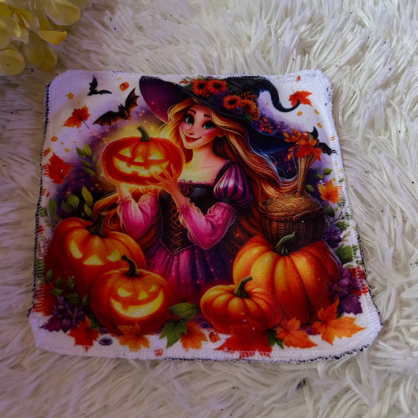 Débarbouillette personnage Halloween
