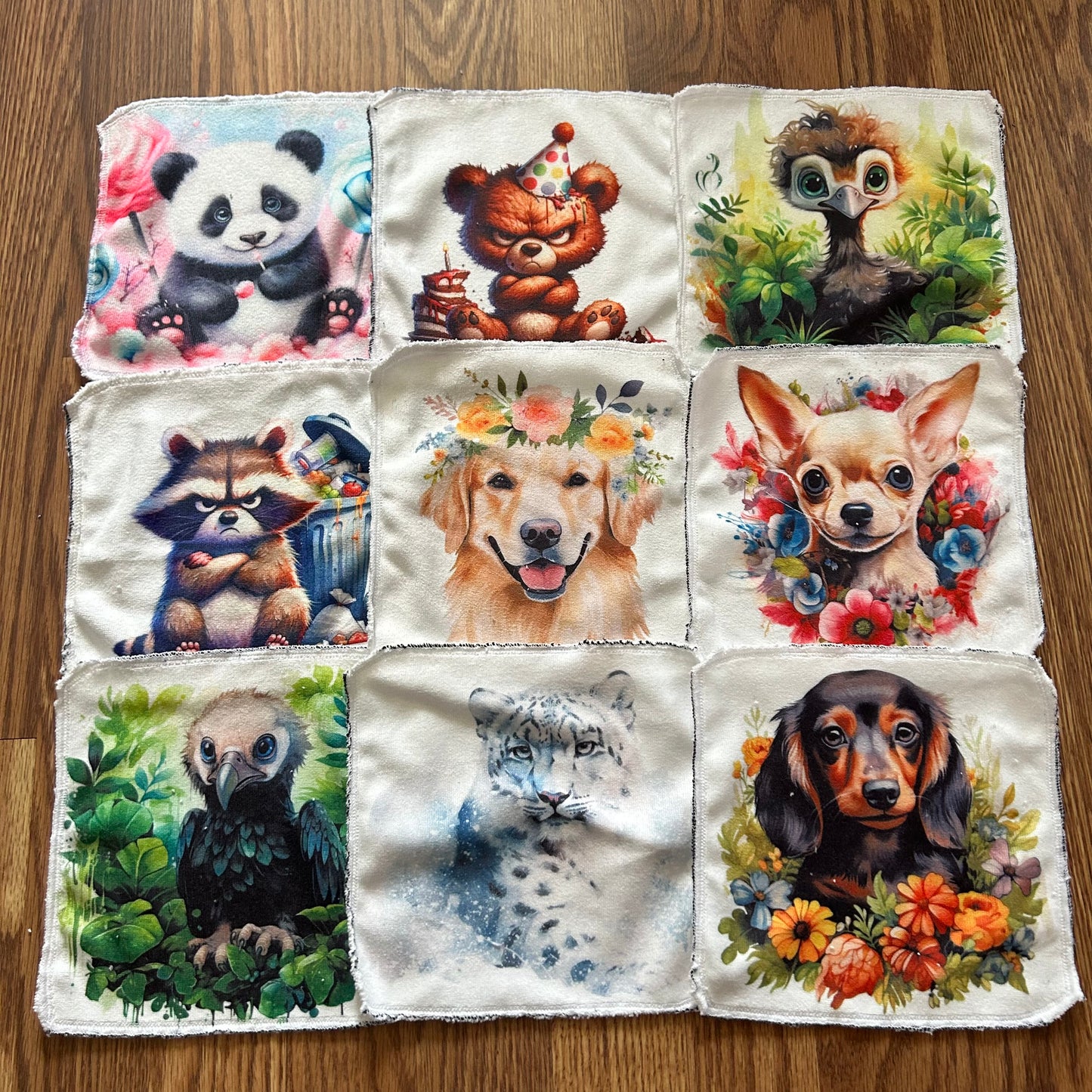 Débarbouillette chien animaux