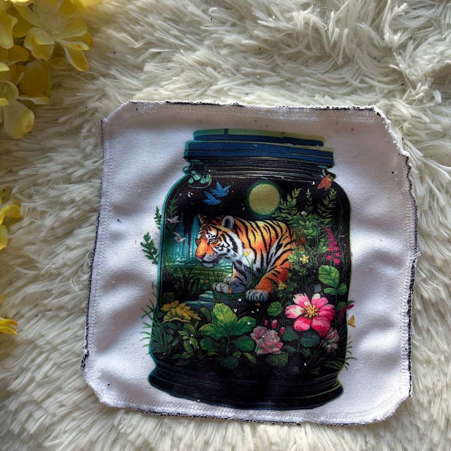 Débarbouillette tigre