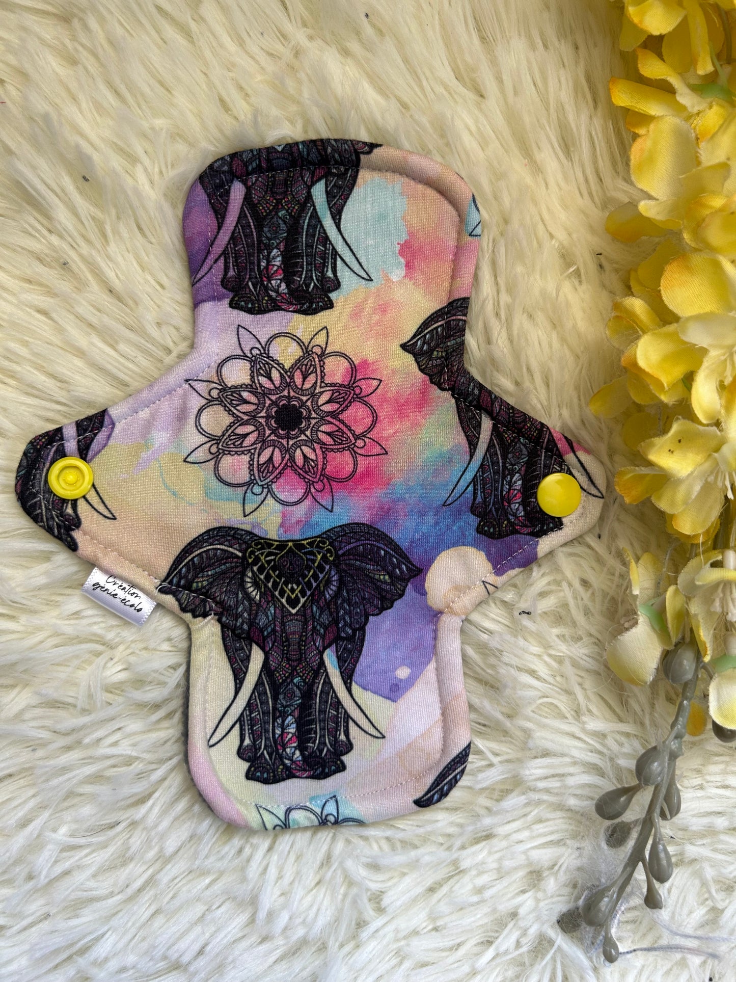 Serviette hygiénique 7” élephant