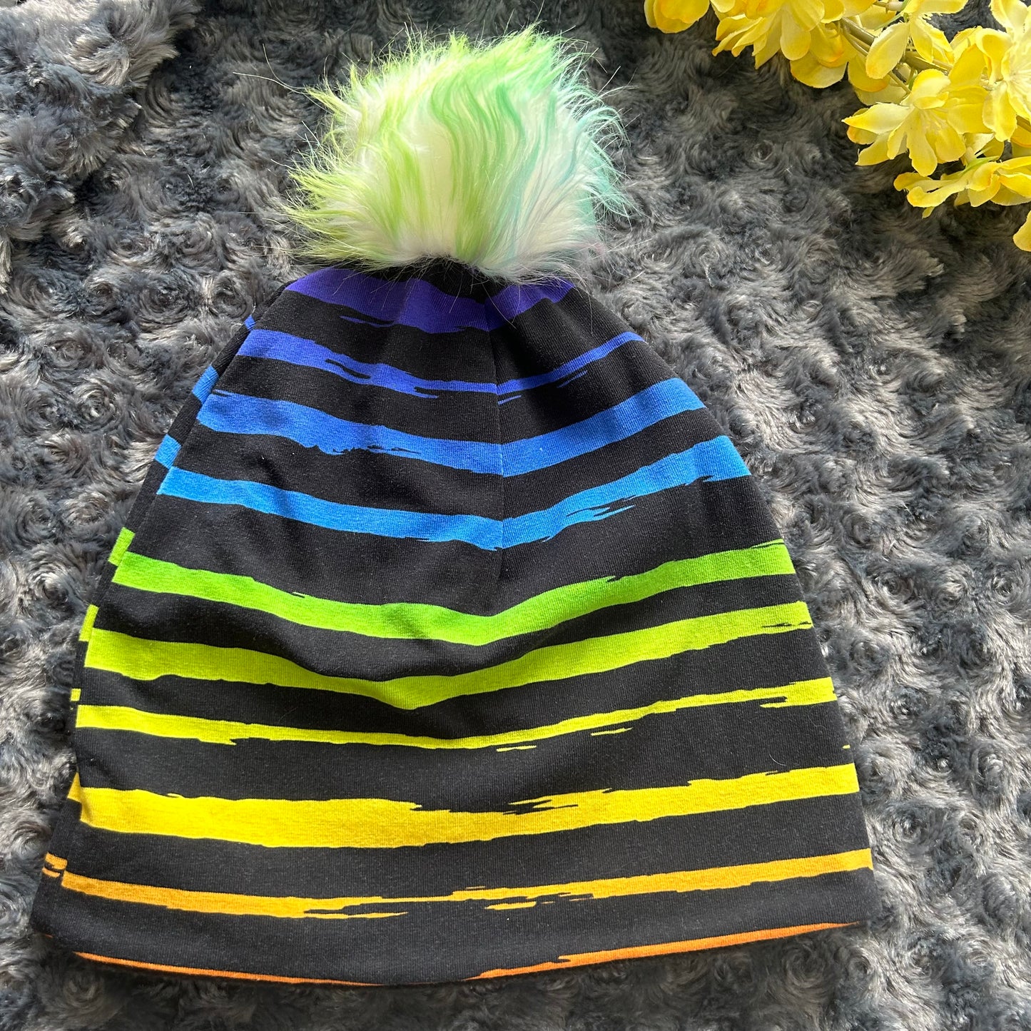 Tuque à pompon rayé willfée