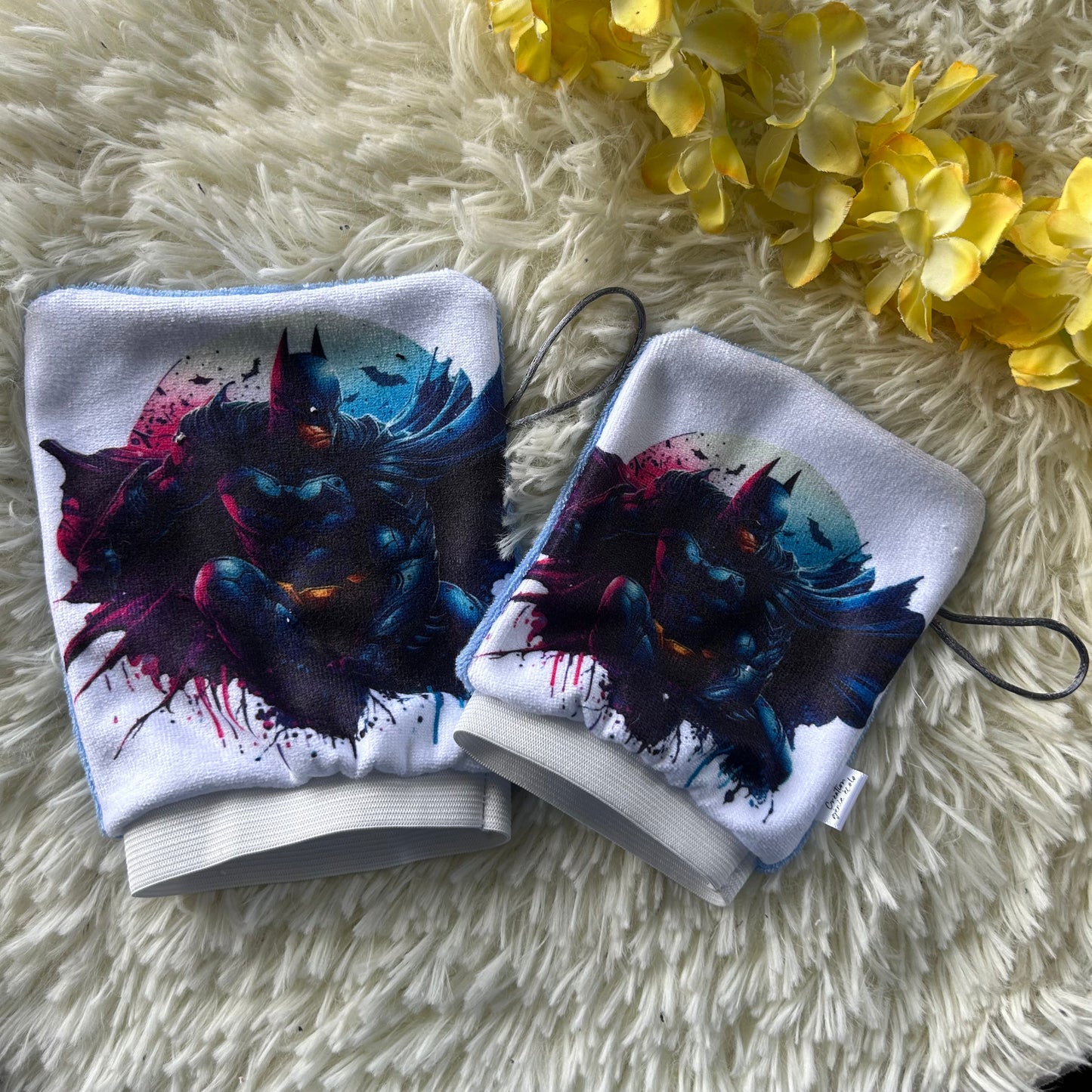 Mitaine de bain super heros