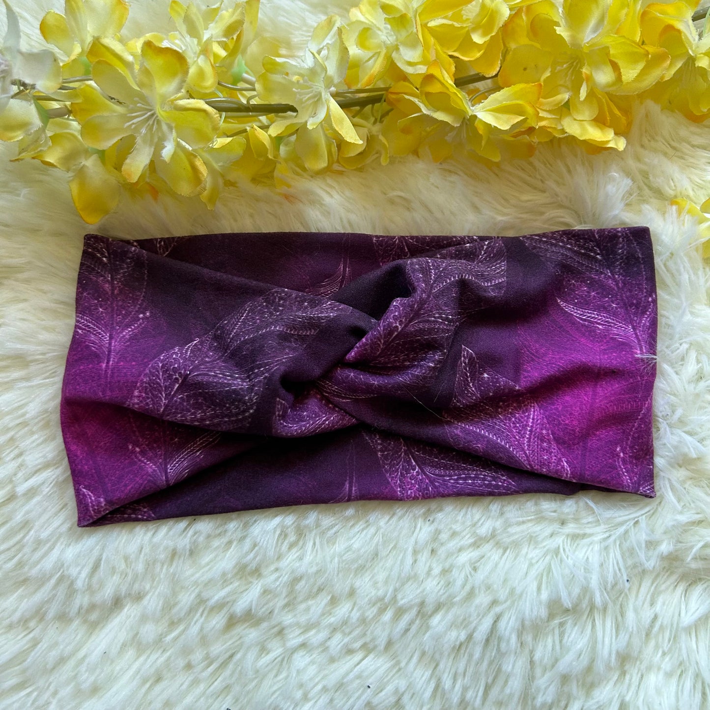 Bandeau plume twist willfée