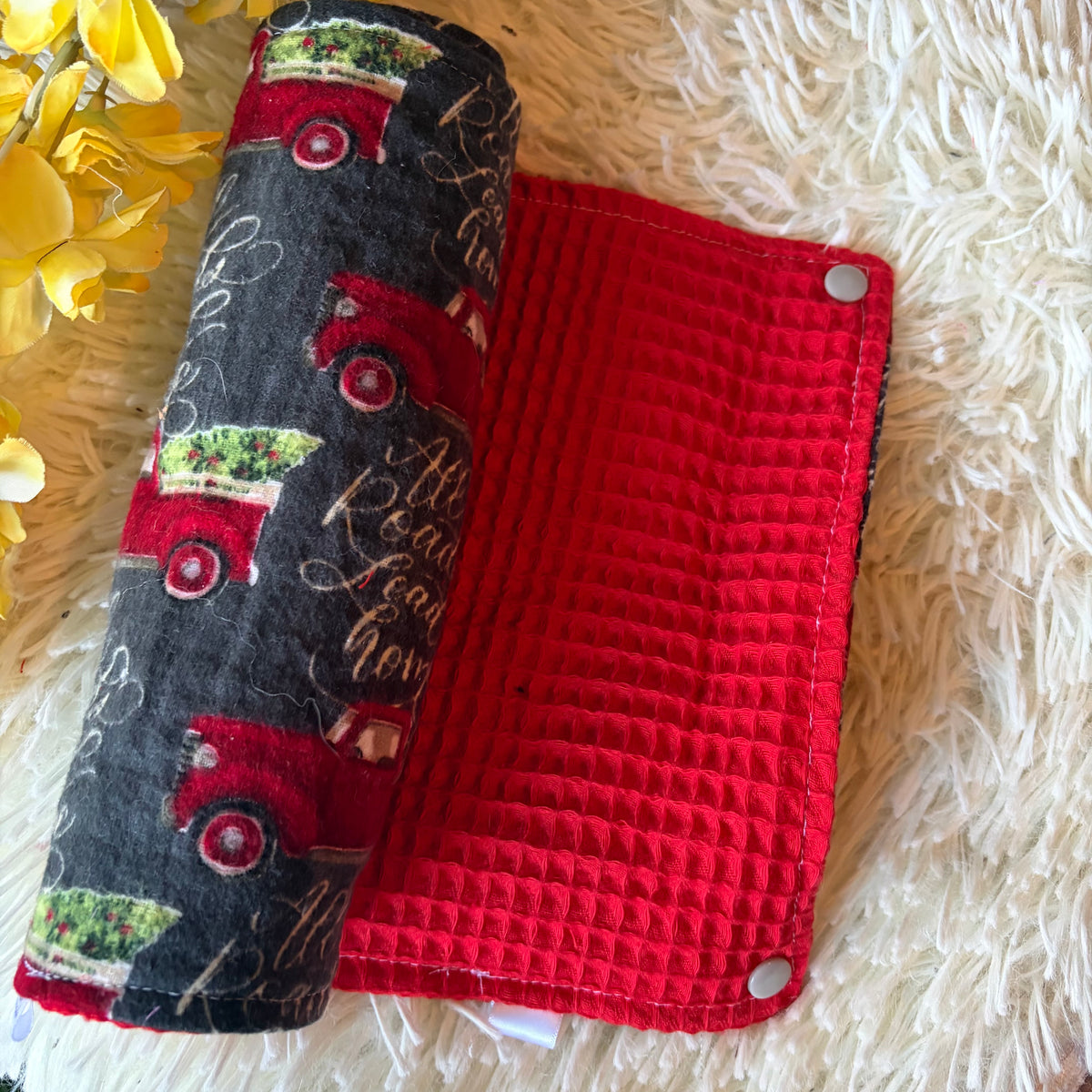 Essuie-tout lavable auto noel
