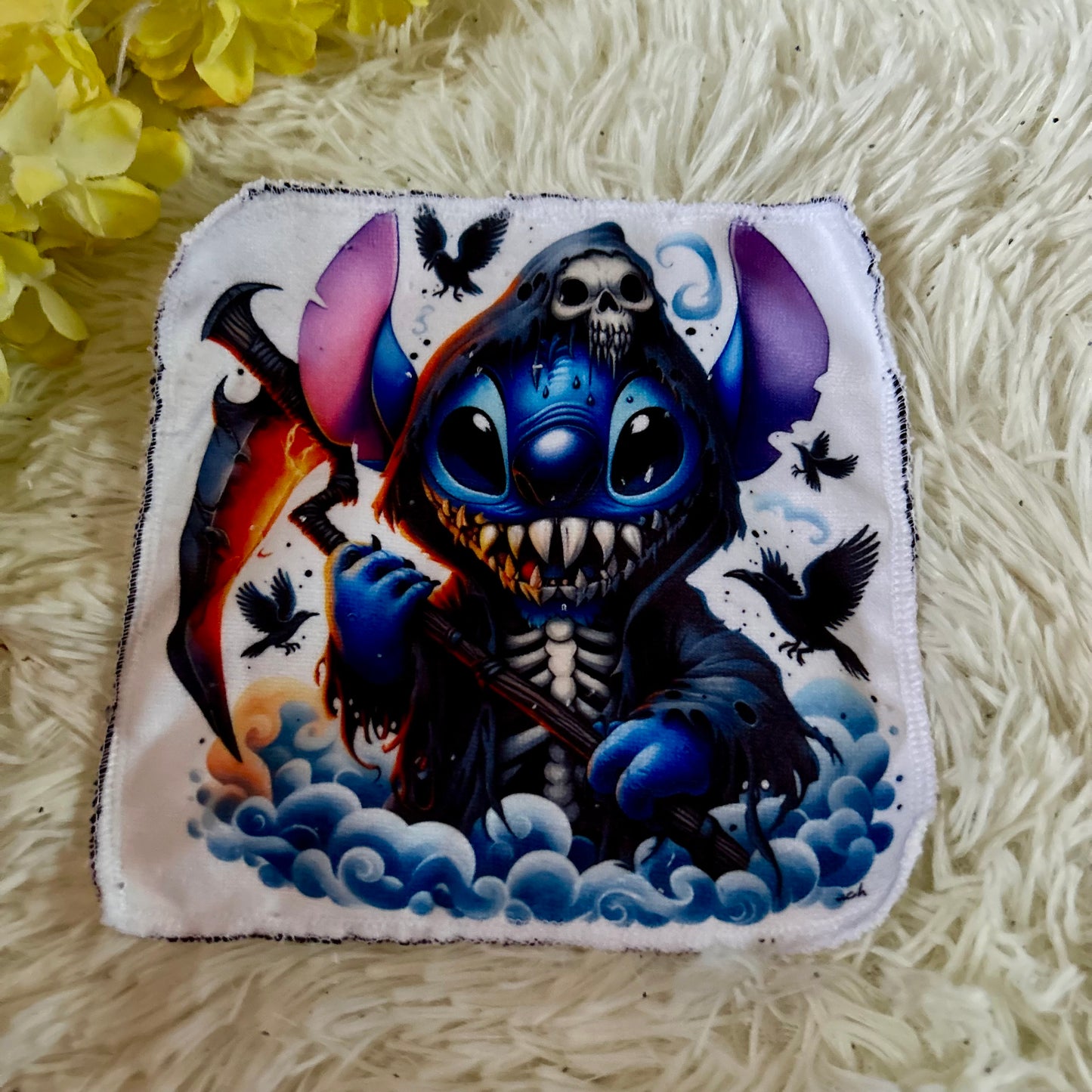 Débarbouillette personnage Halloween