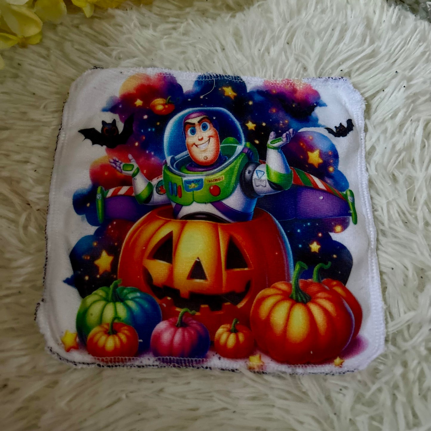 Débarbouillette personnage Halloween