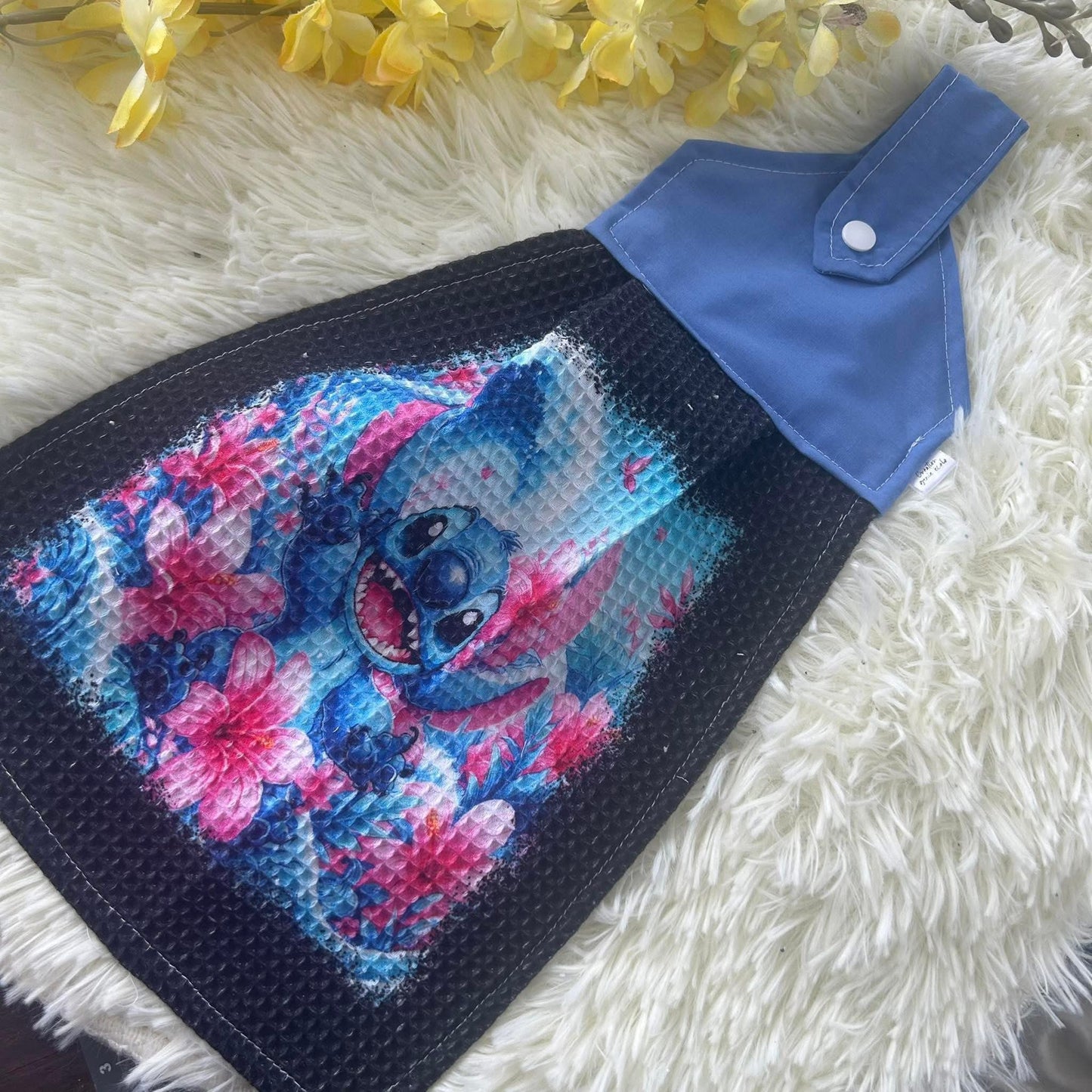 Serviette de four extraterrestre bleu