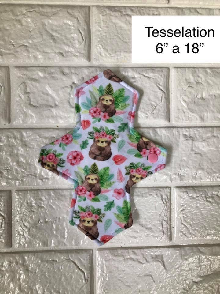 Serviette hygiénique lavable café awj