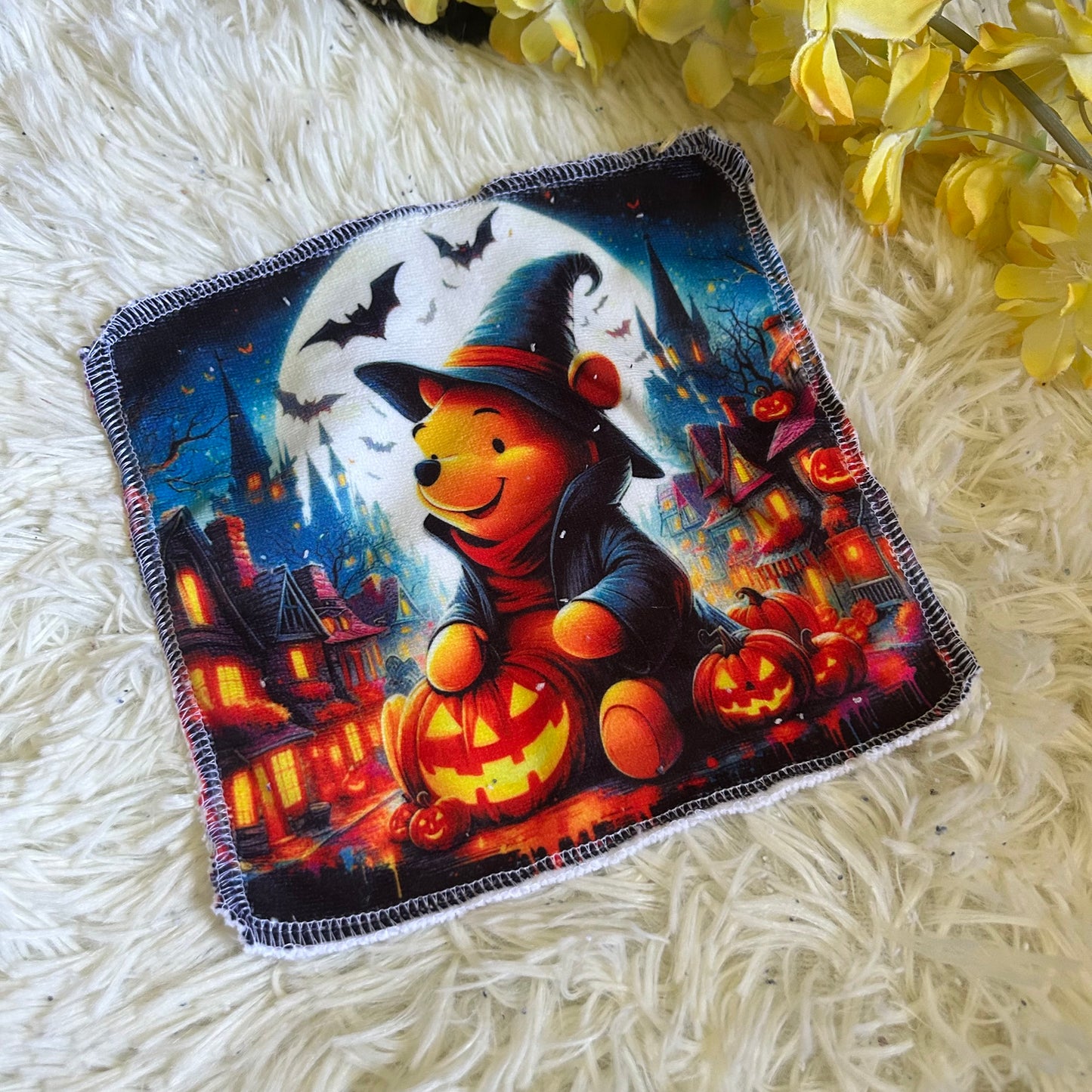 Débarbouillette personnage Halloween