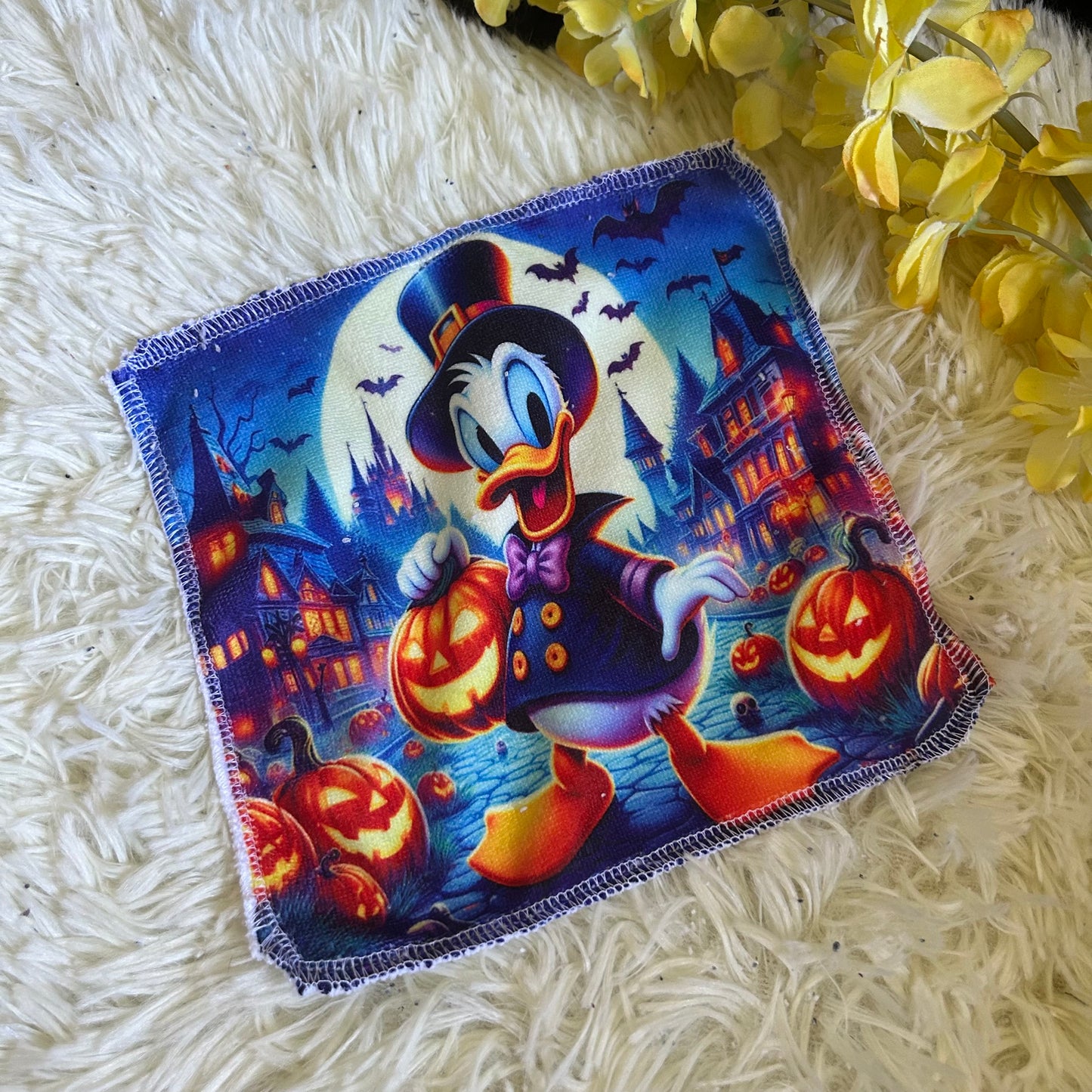 Débarbouillette personnage Halloween