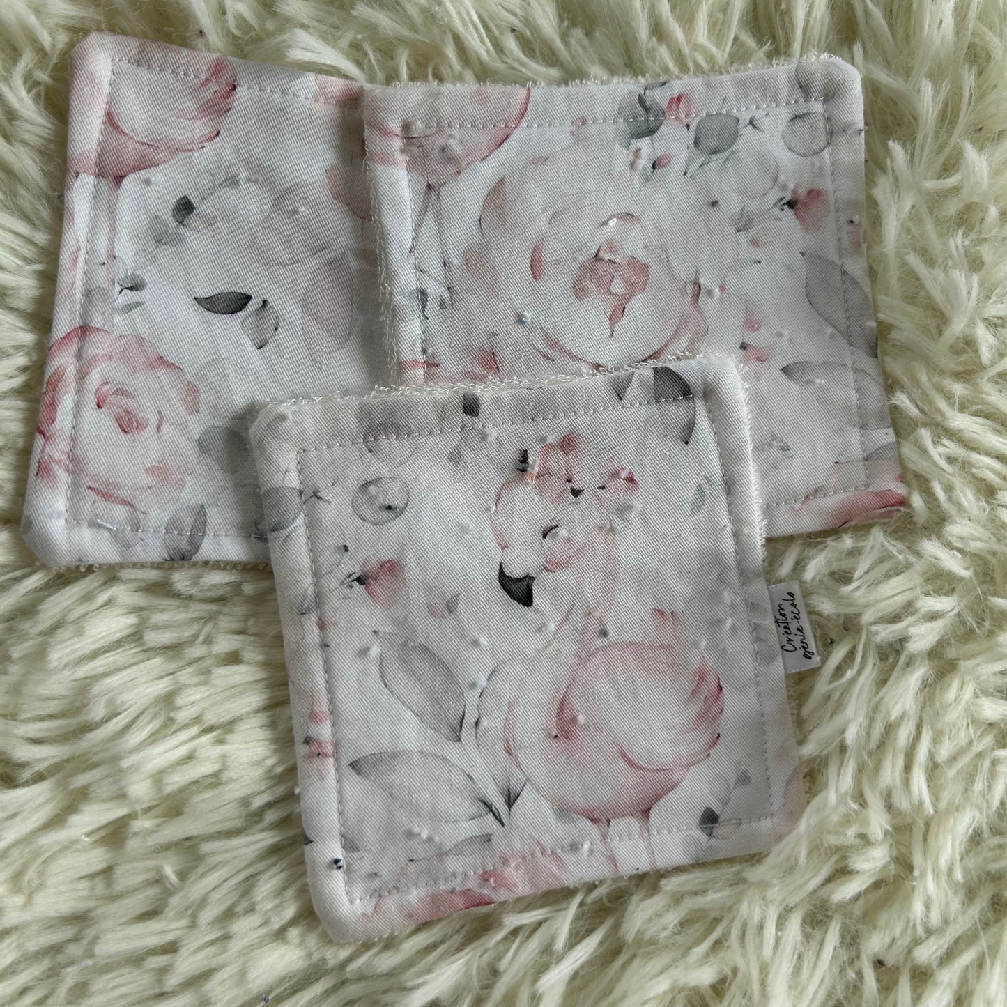 Tampon démaquillant flamant