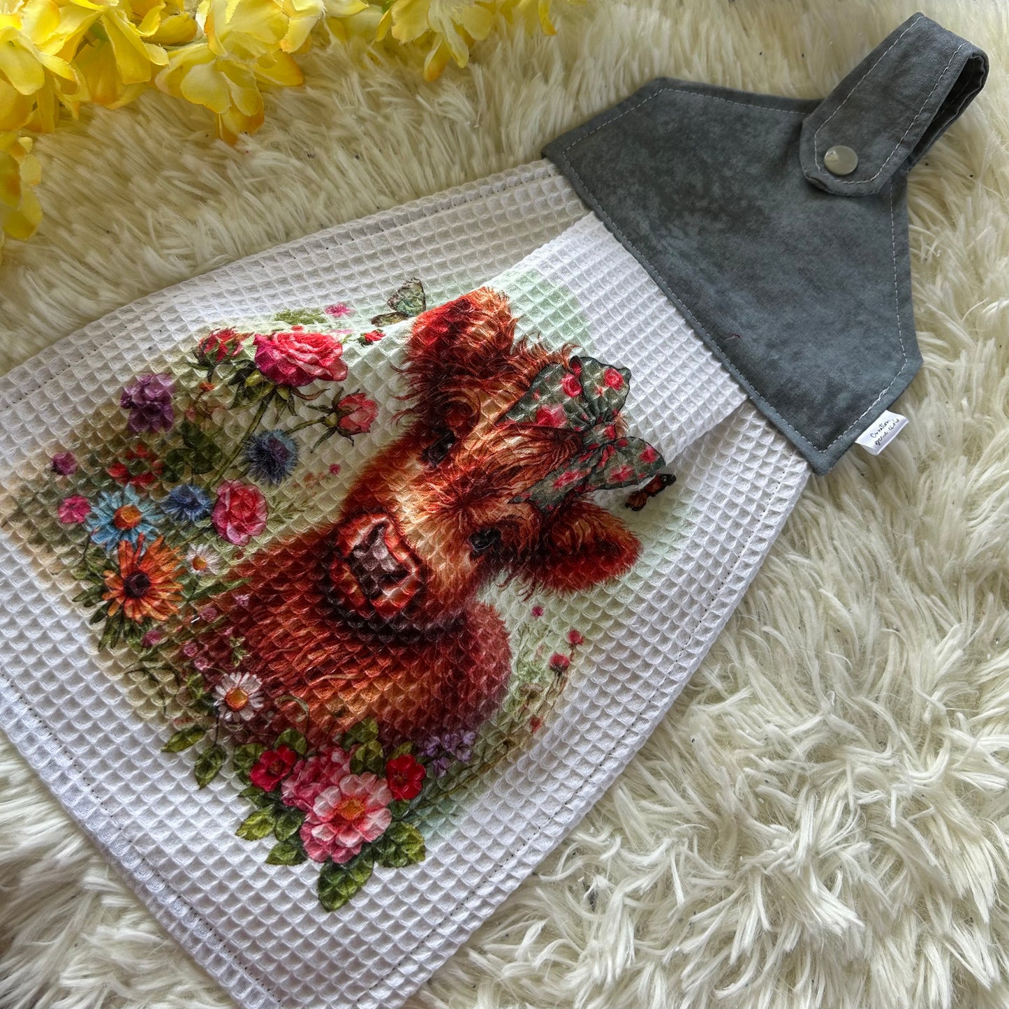 Serviette de four vache