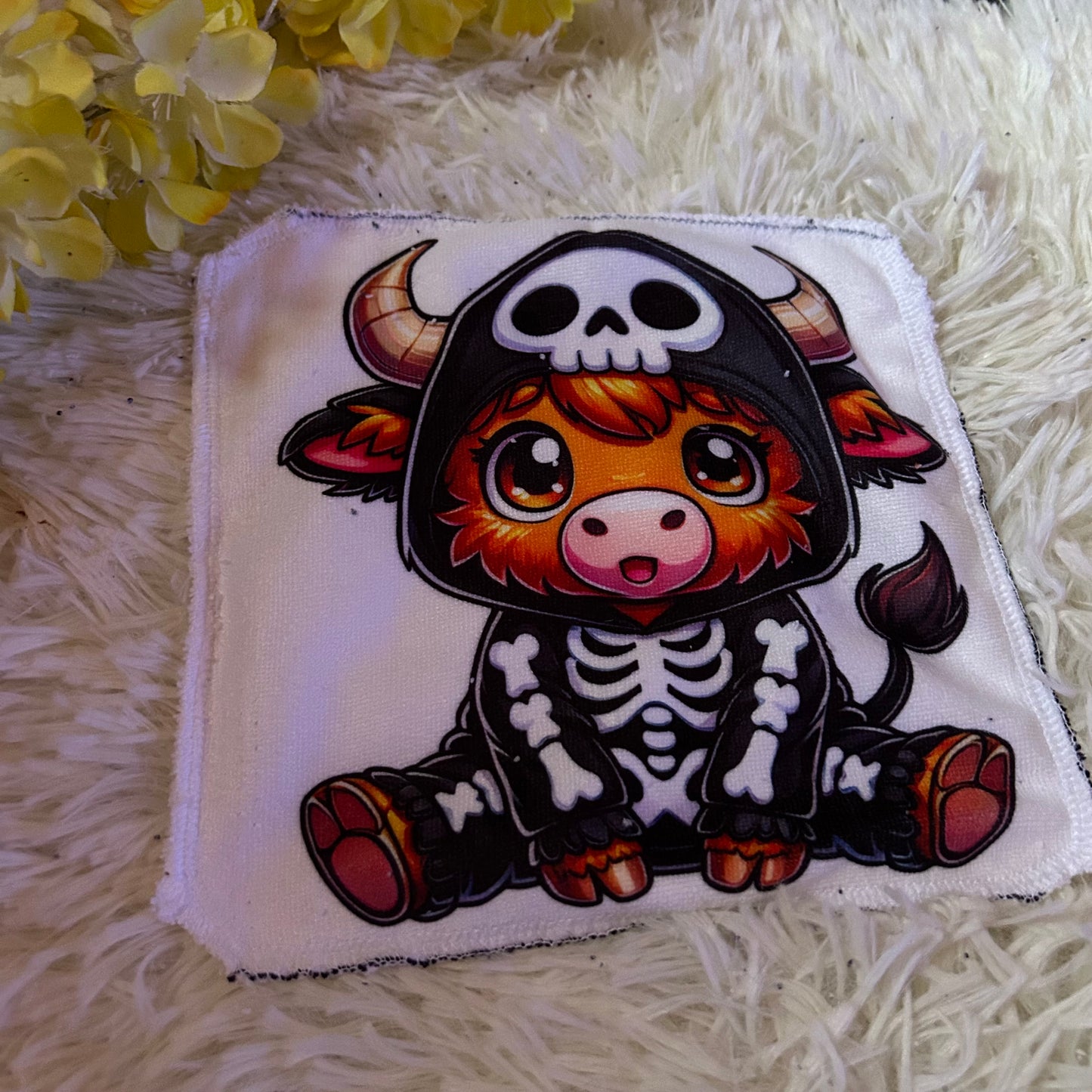 Débarbouillette personnage Halloween