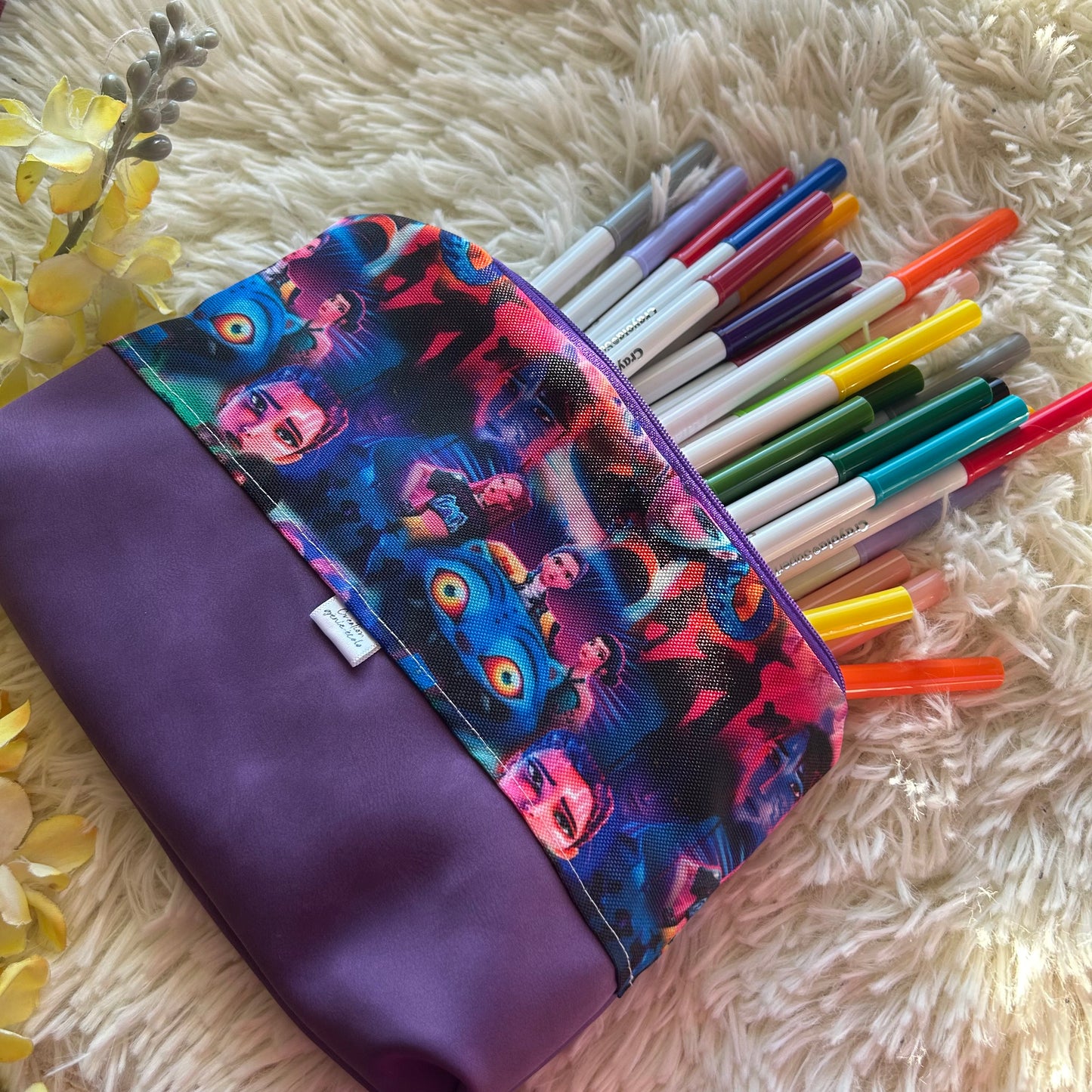 Trousse de crayon / maquillage personnage populaire